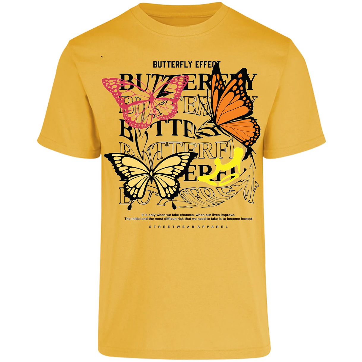 Playera Urbano Style Butterfly Only Improve 362 para Adulto 14