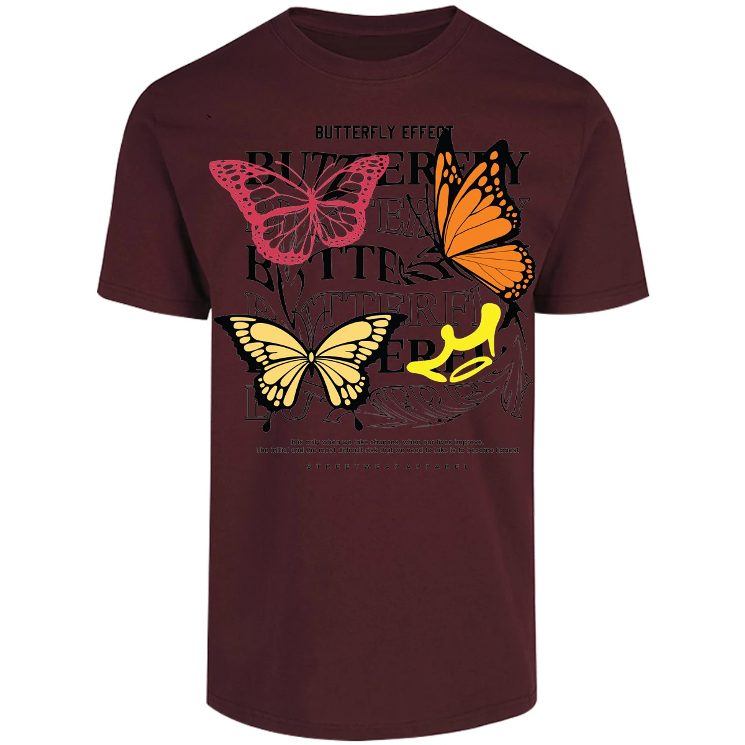 Playera Urbano Style Butterfly Only Improve 362 para Adulto 12