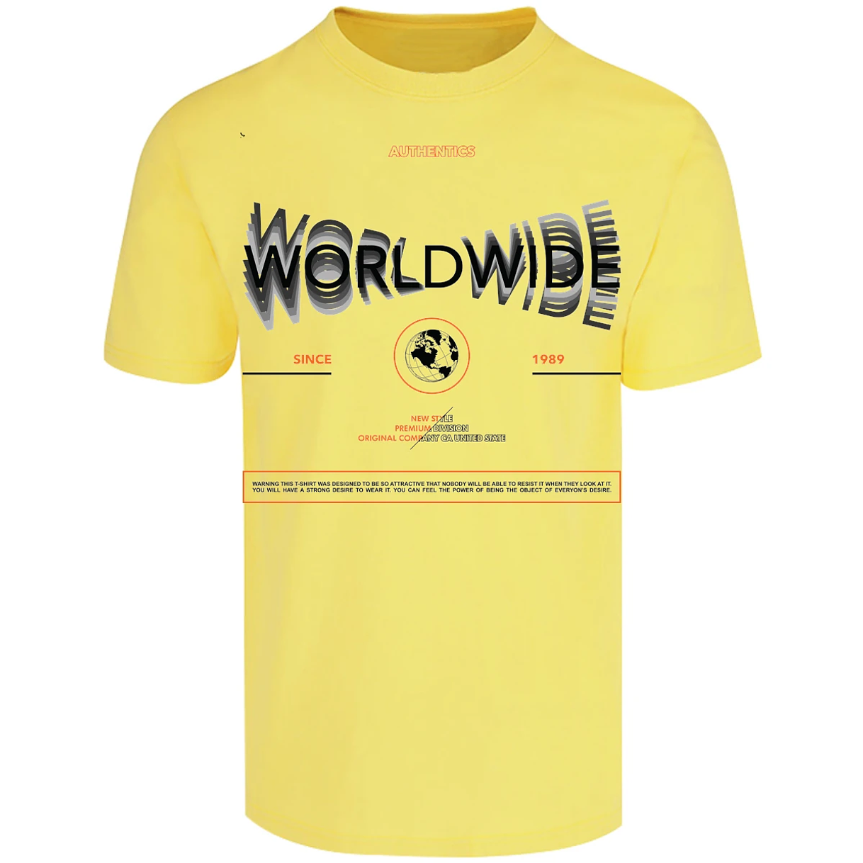 Playera Urbano Style 1989 Original Warning 4 para Adulto 2