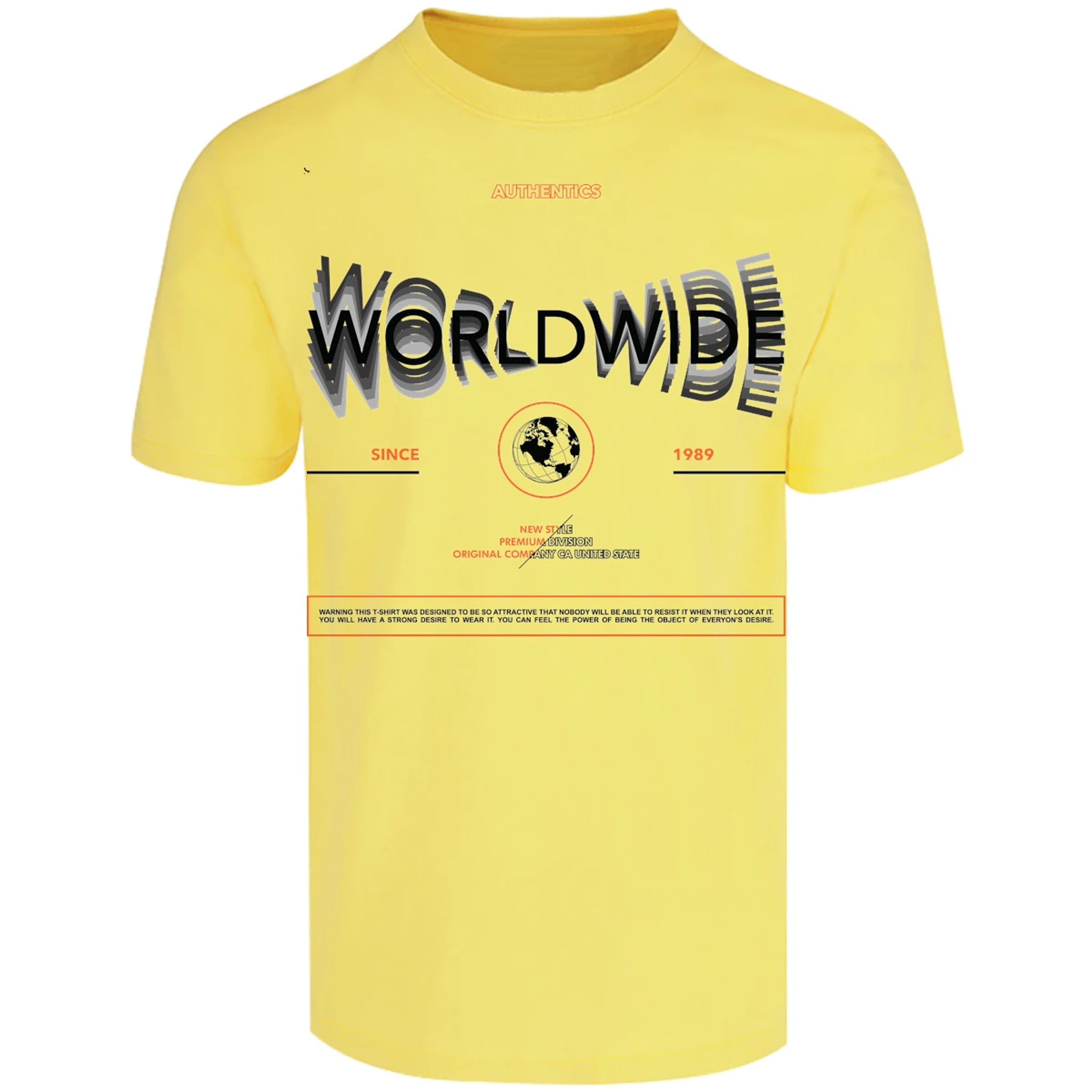 Playera Urbano Style 1989 Original Warning 4 para Adulto 2