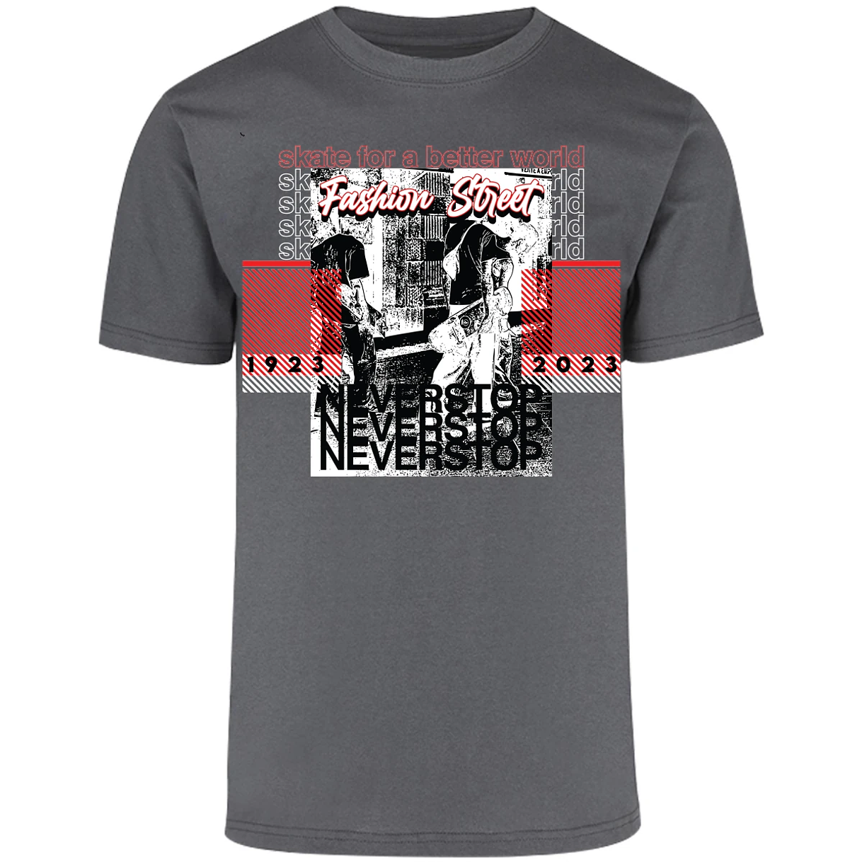 Playera Urbano Style Skate For Better Wold 157 para Adulto 4