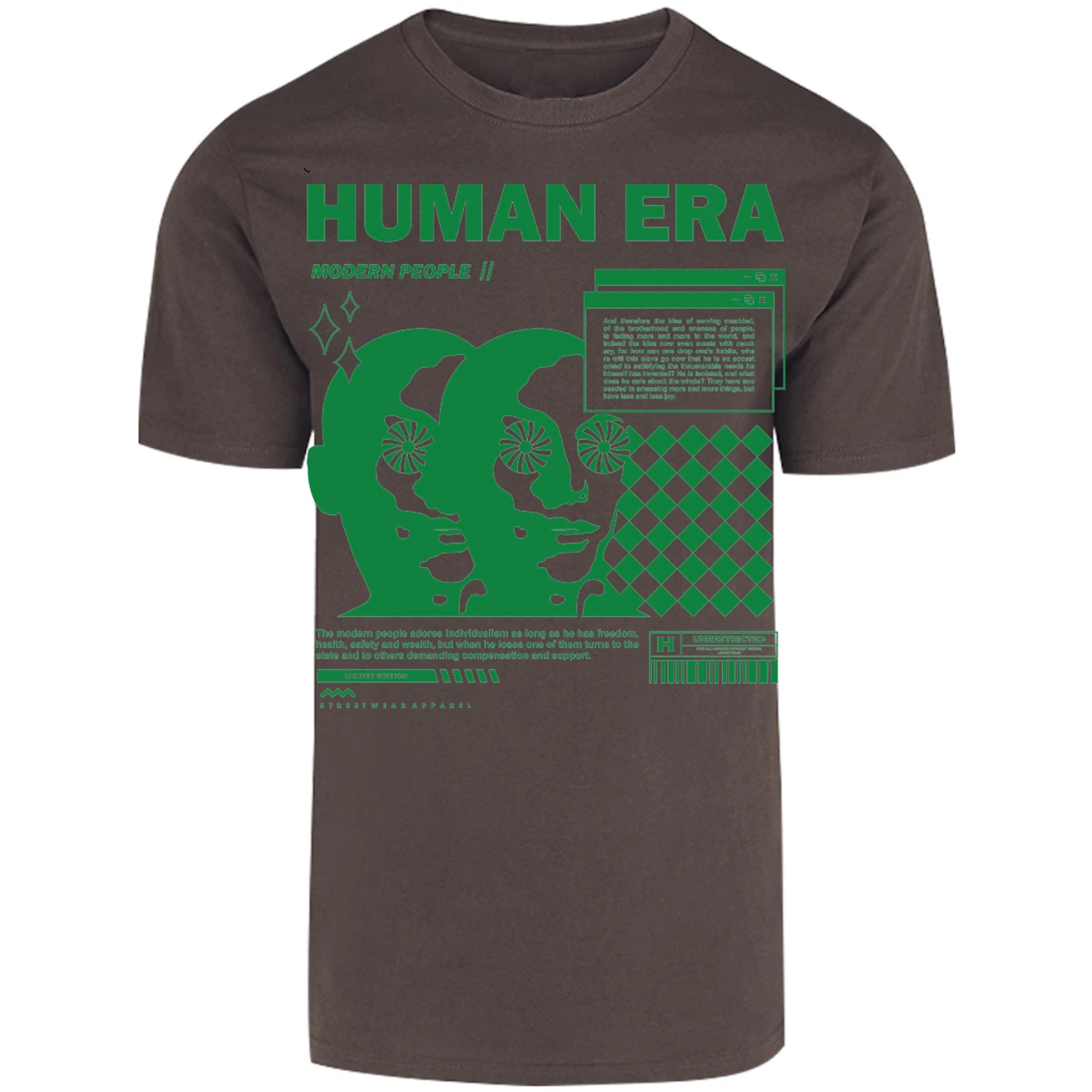 Playera Urbano Style Human Era Modern 234 para Adulto 14