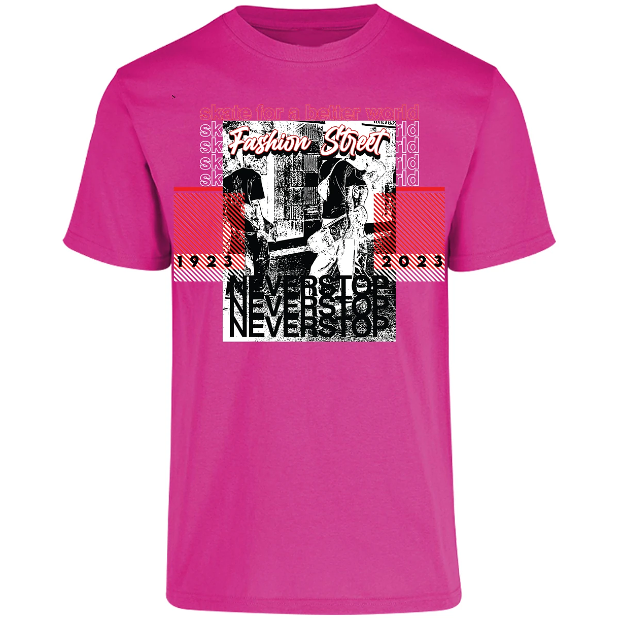 Playera Urbano Style Skate For Better Wold 157 para Adulto 13