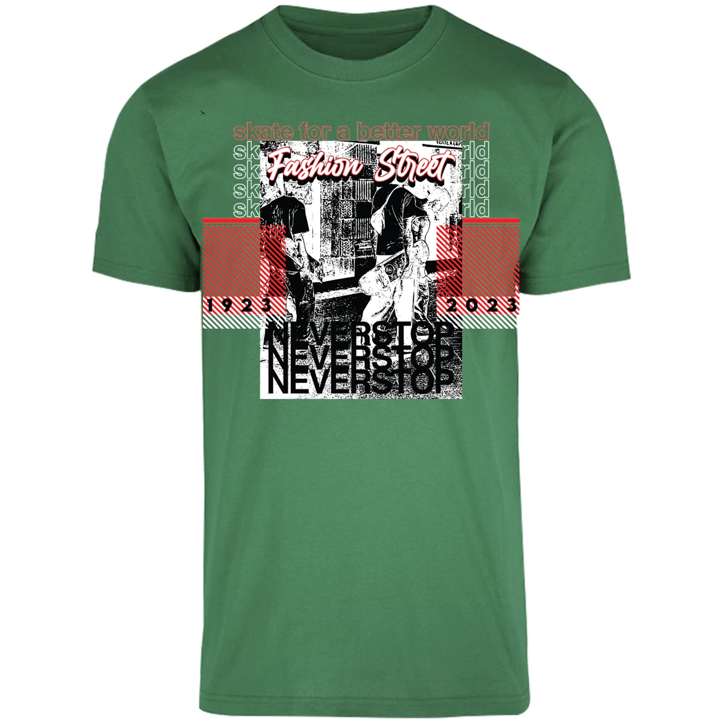 Playera Urbano Style Skate For Better Wold 157 para Adulto 5