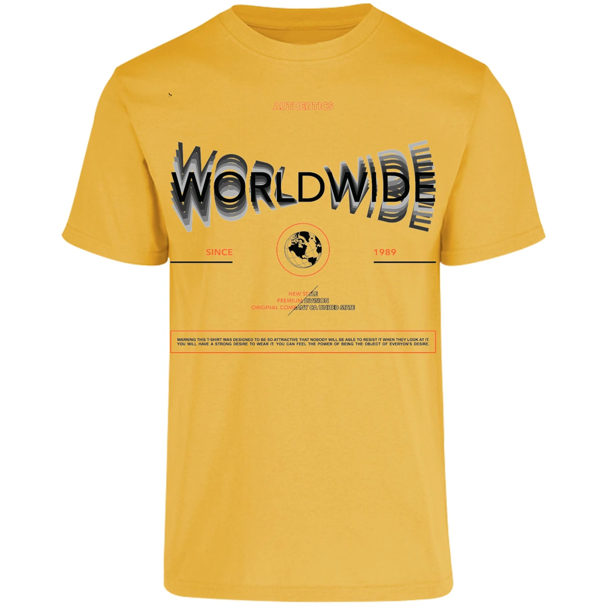 Playera Urbano Style 1989 Original Warning 4 para Adulto 8