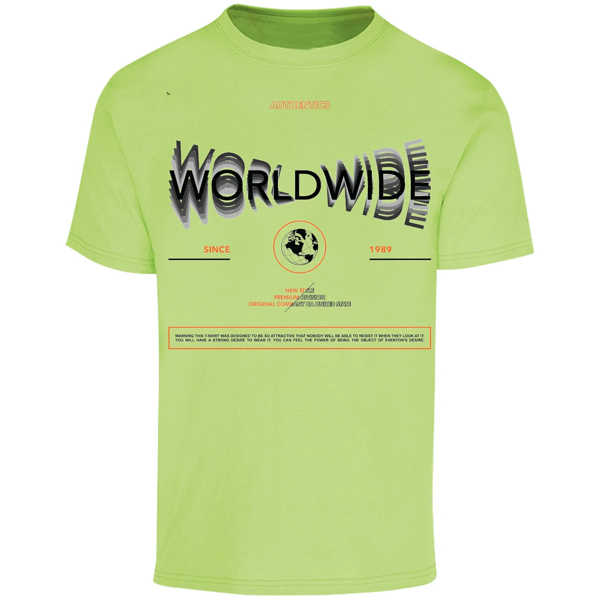 Playera Urbano Style 1989 Original Warning 4 para Adulto 12