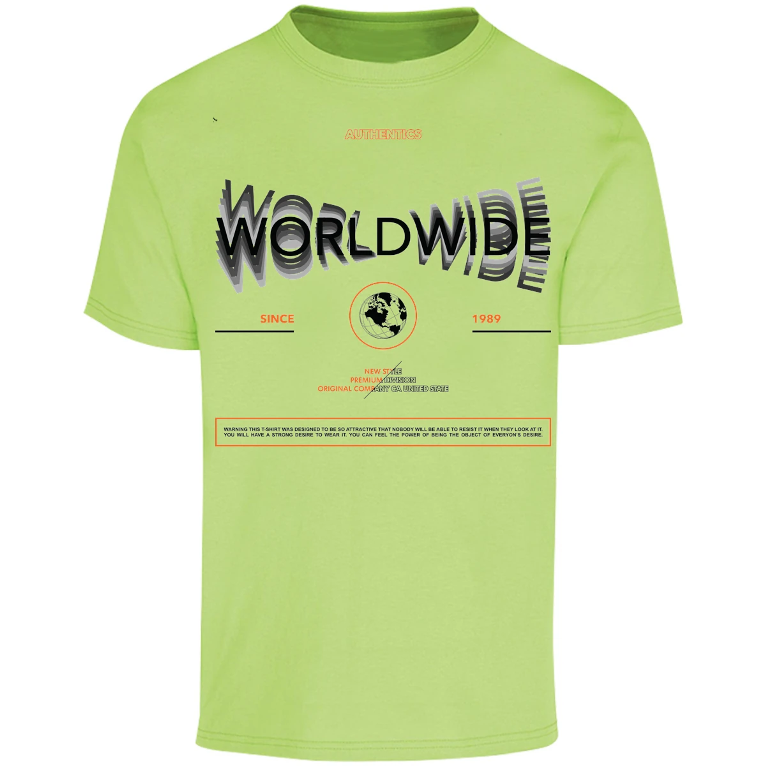 Playera Urbano Style 1989 Original Warning 4 para Adulto 12