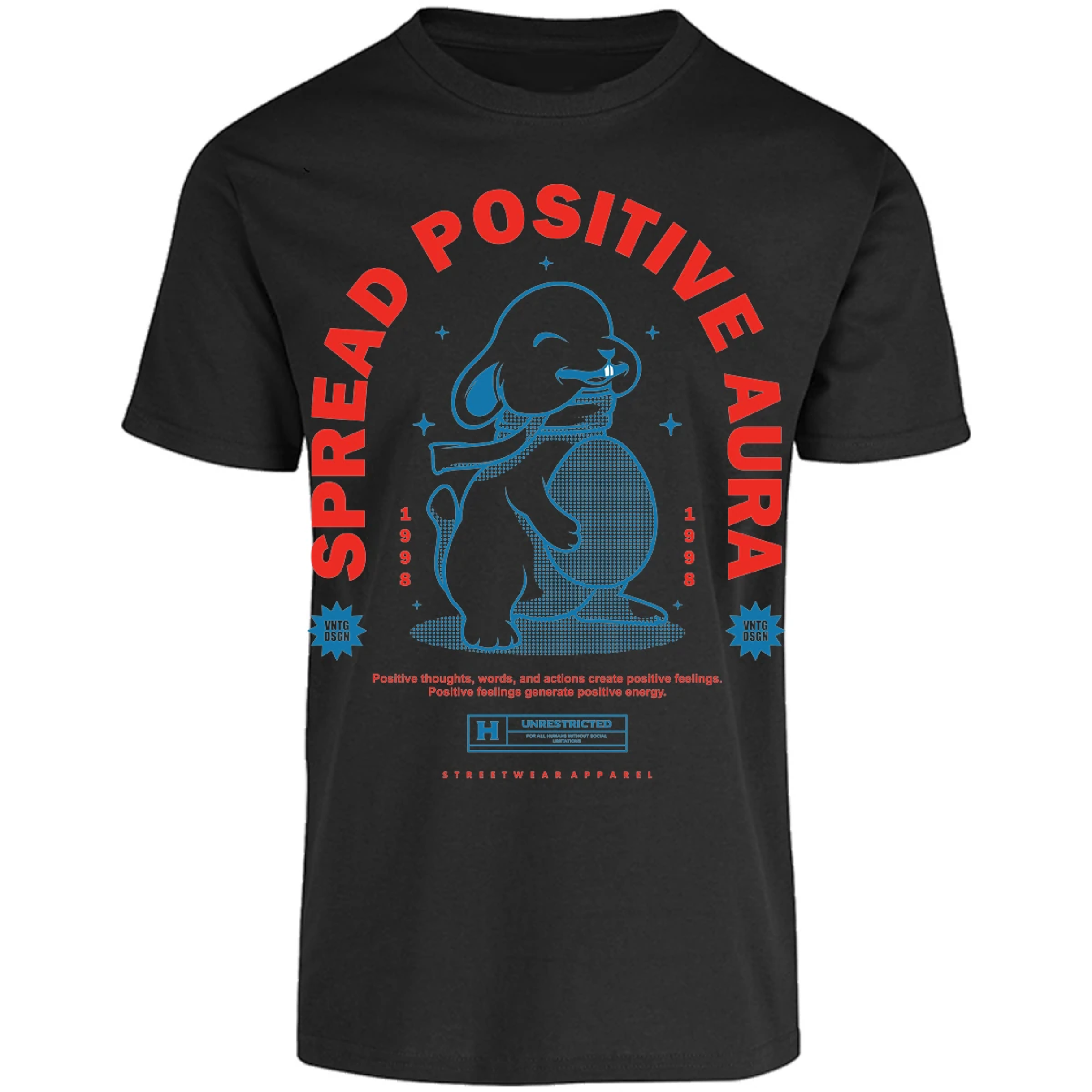 Playera Urbano Style Spread Positive Aura 337 para Adulto 26