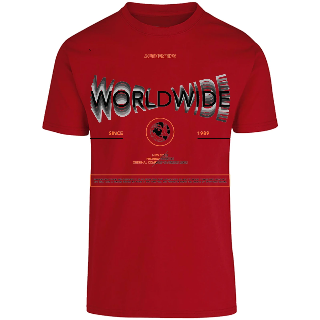 Playera Urbano Style 1989 Original Warning 4 para Adulto 16