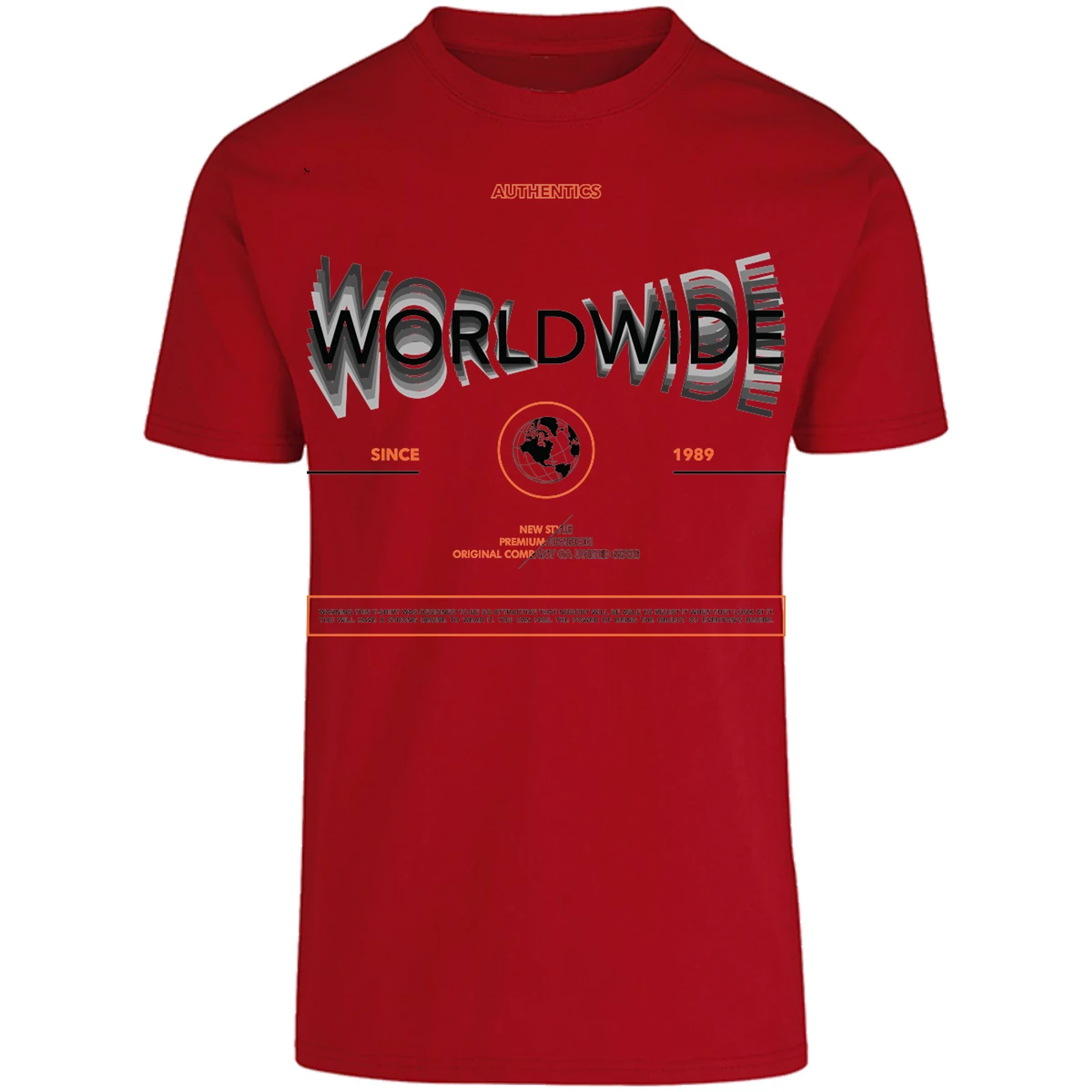 Playera Urbano Style 1989 Original Warning 4 para Adulto 16