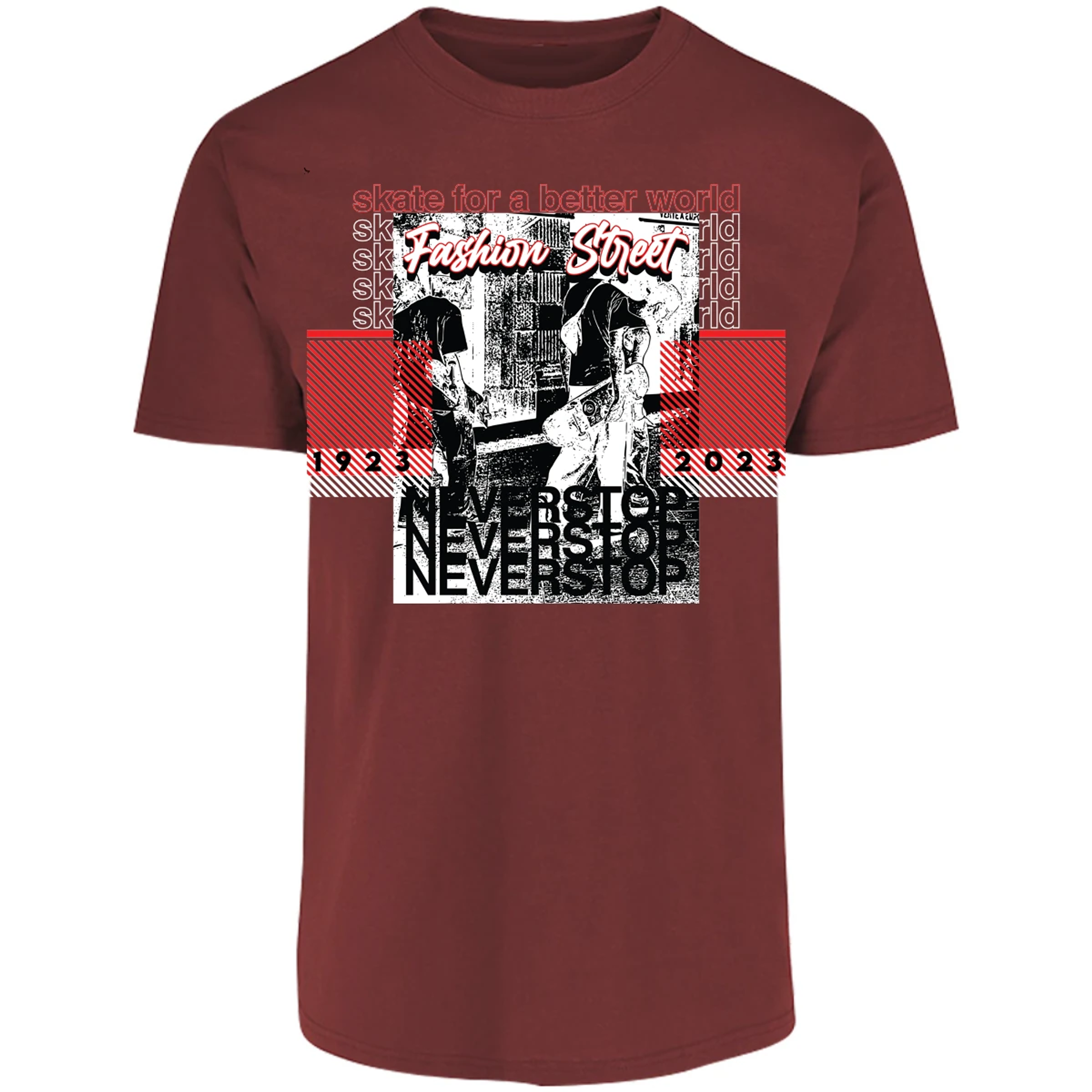 Playera Urbano Style Skate For Better Wold 157 para Adulto 9