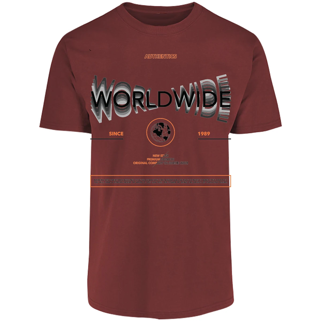 Playera Urbano Style 1989 Original Warning 4 para Adulto 22