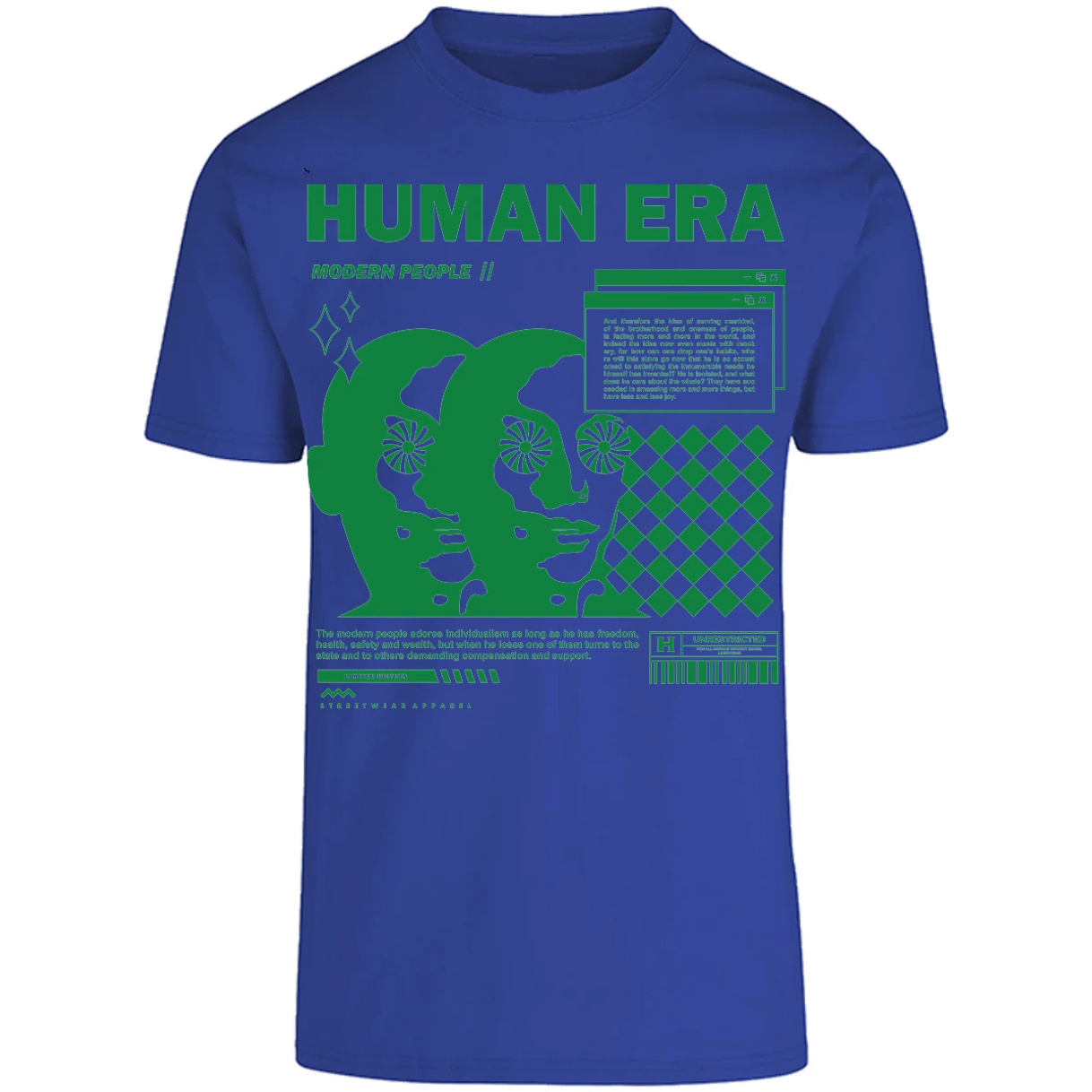 Playera Urbano Style Human Era Modern 234 para Adulto 18