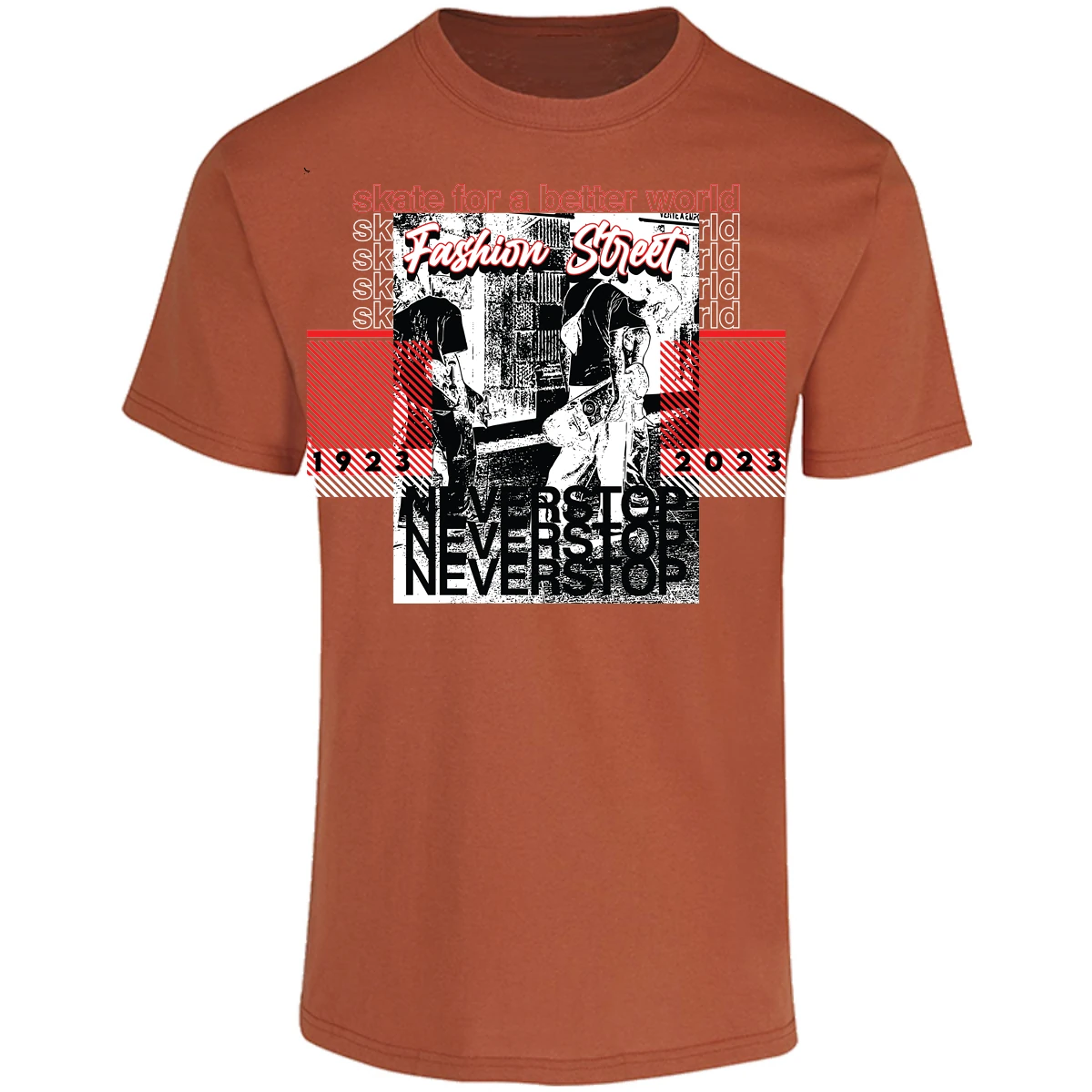 Playera Urbano Style Skate For Better Wold 157 para Adulto 23