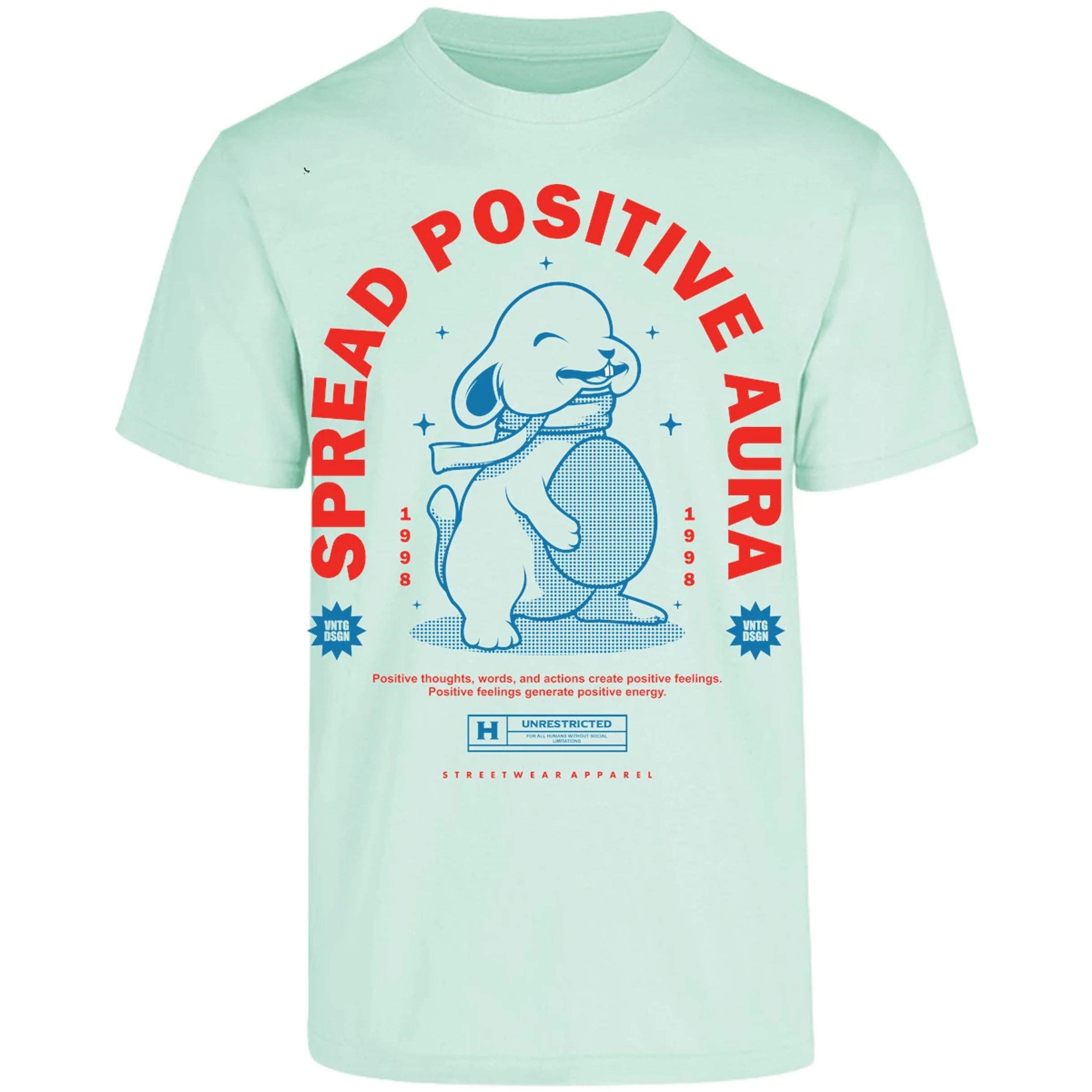 Playera Urbano Style Spread Positive Aura 337 para Adulto 20