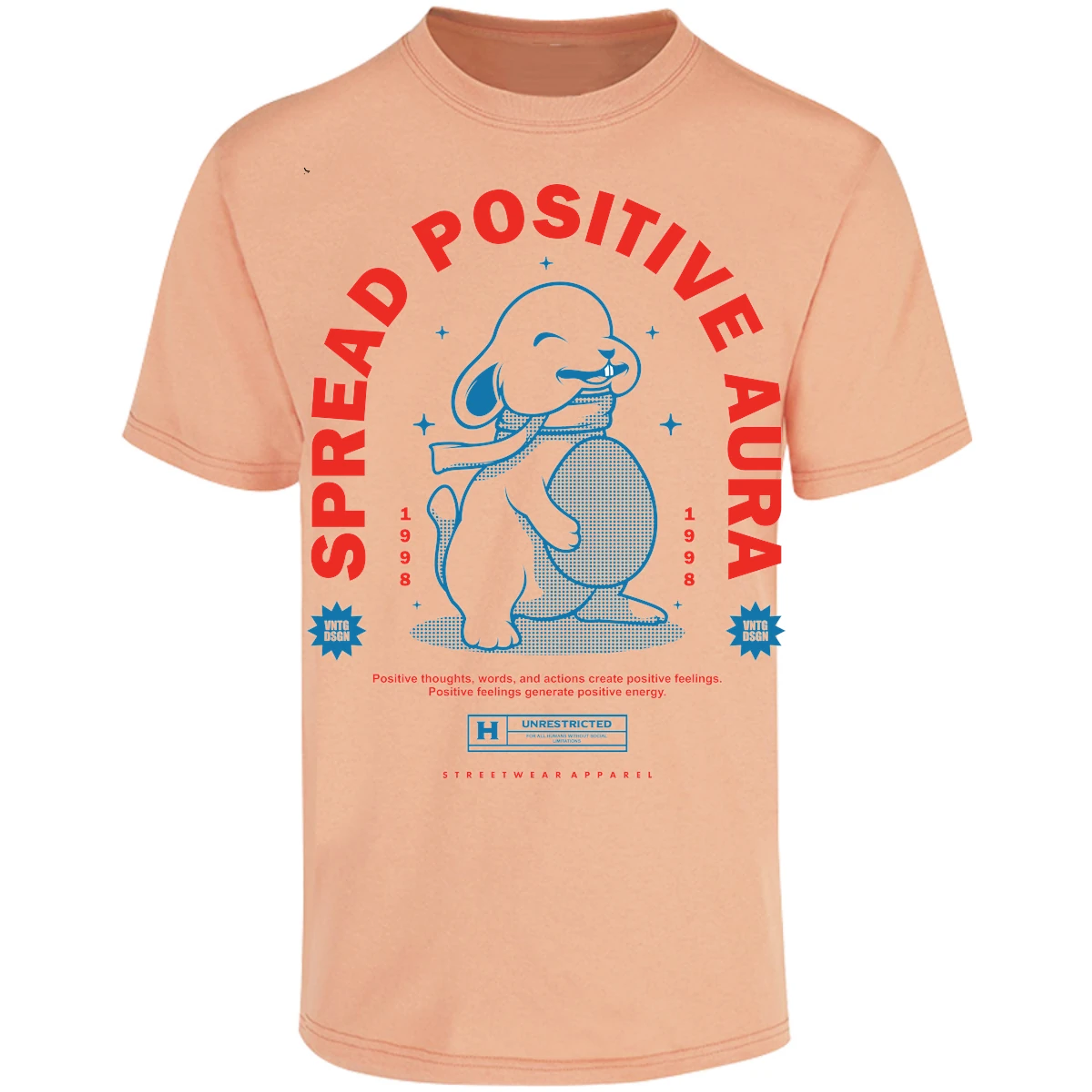 Playera Urbano Style Spread Positive Aura 337 para Adulto 18