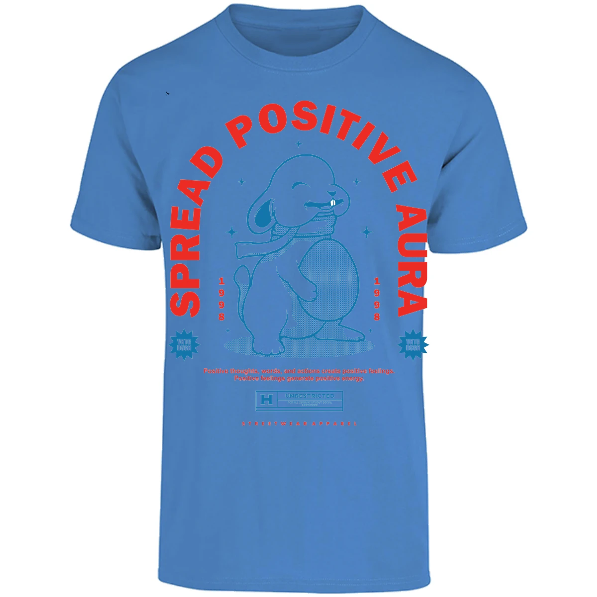 Playera Urbano Style Spread Positive Aura 337 para Adulto 30