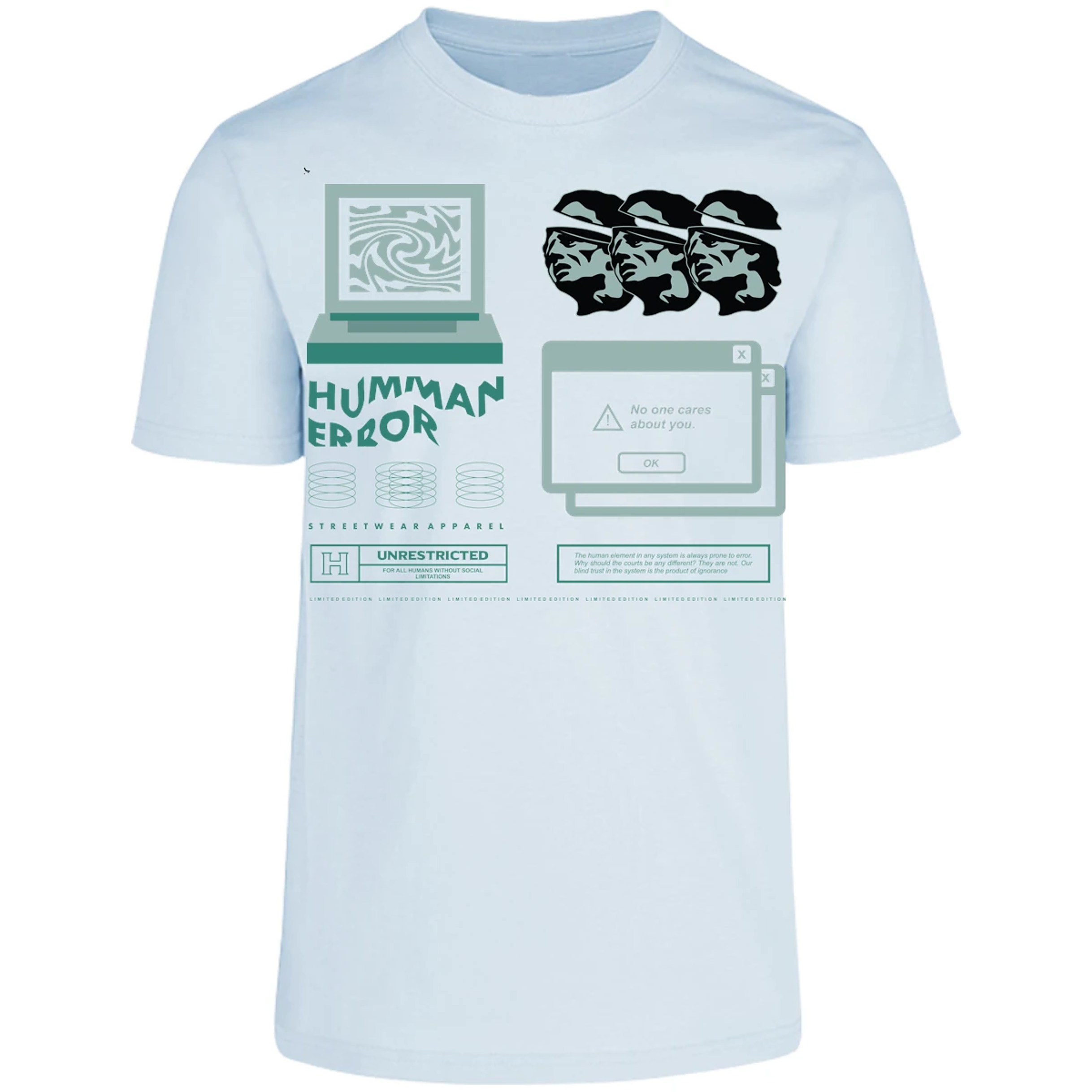 Playera Urbano Style Human Errori 78 para Adulto 4