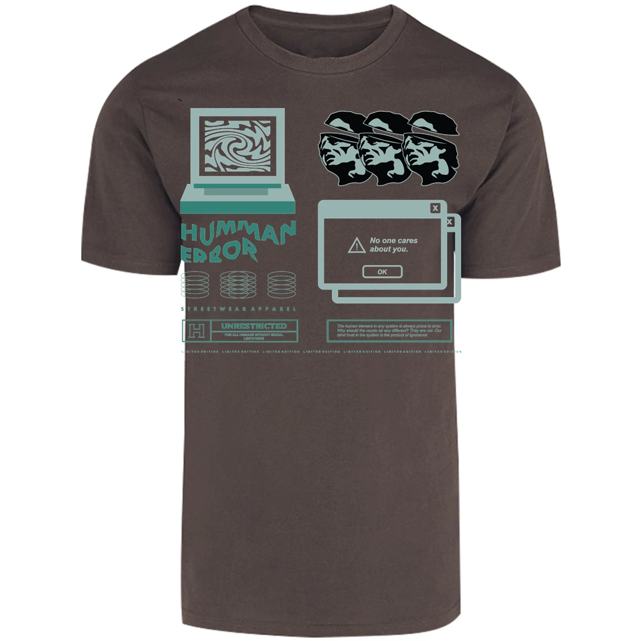 Playera Urbano Style Human Errori 78 para Adulto 19