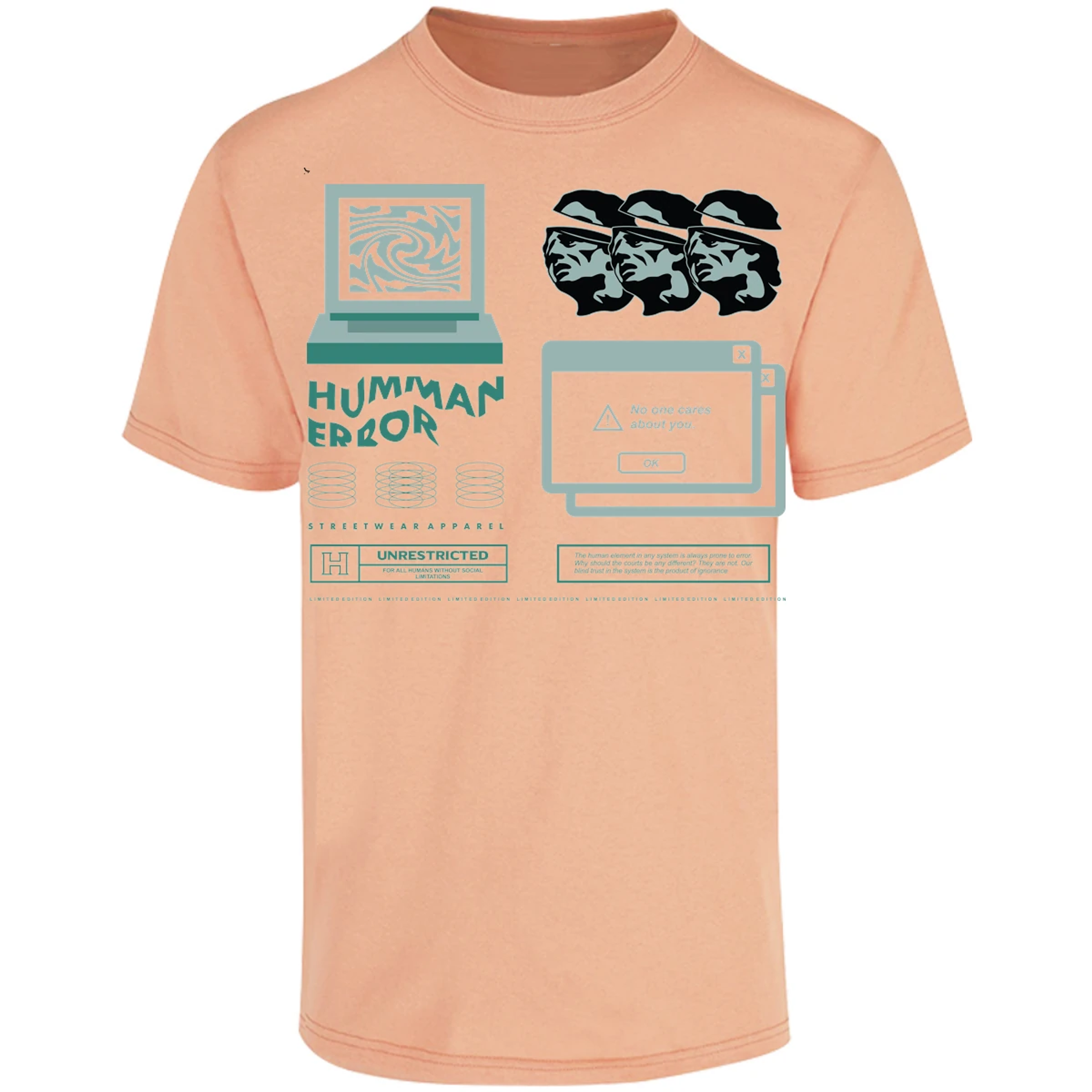 Playera Urbano Style Human Errori 78 para Adulto 6