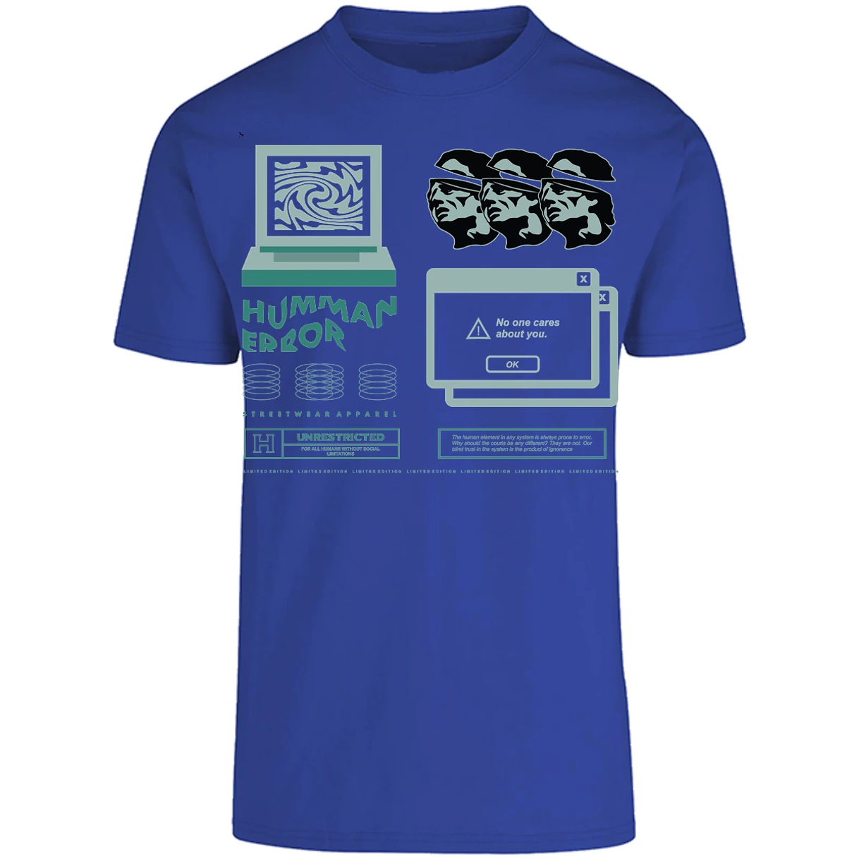 Playera Urbano Style Human Errori 78 para Adulto 25