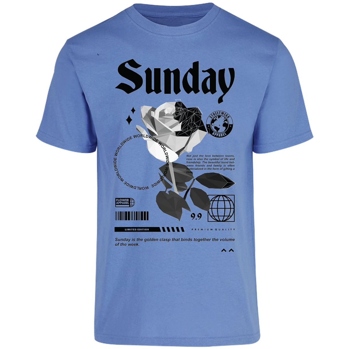 Playera Urbano Style Sunday Golden Together 476 para Adulto 16