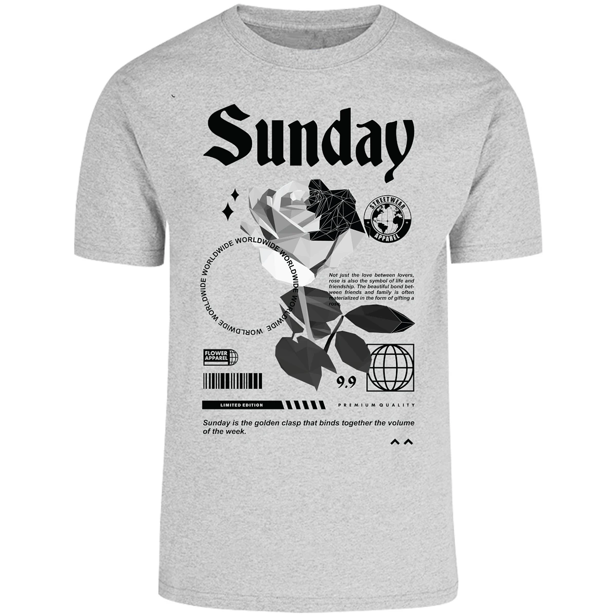 Playera Urbano Style Sunday Golden Together 476 para Adulto 26
