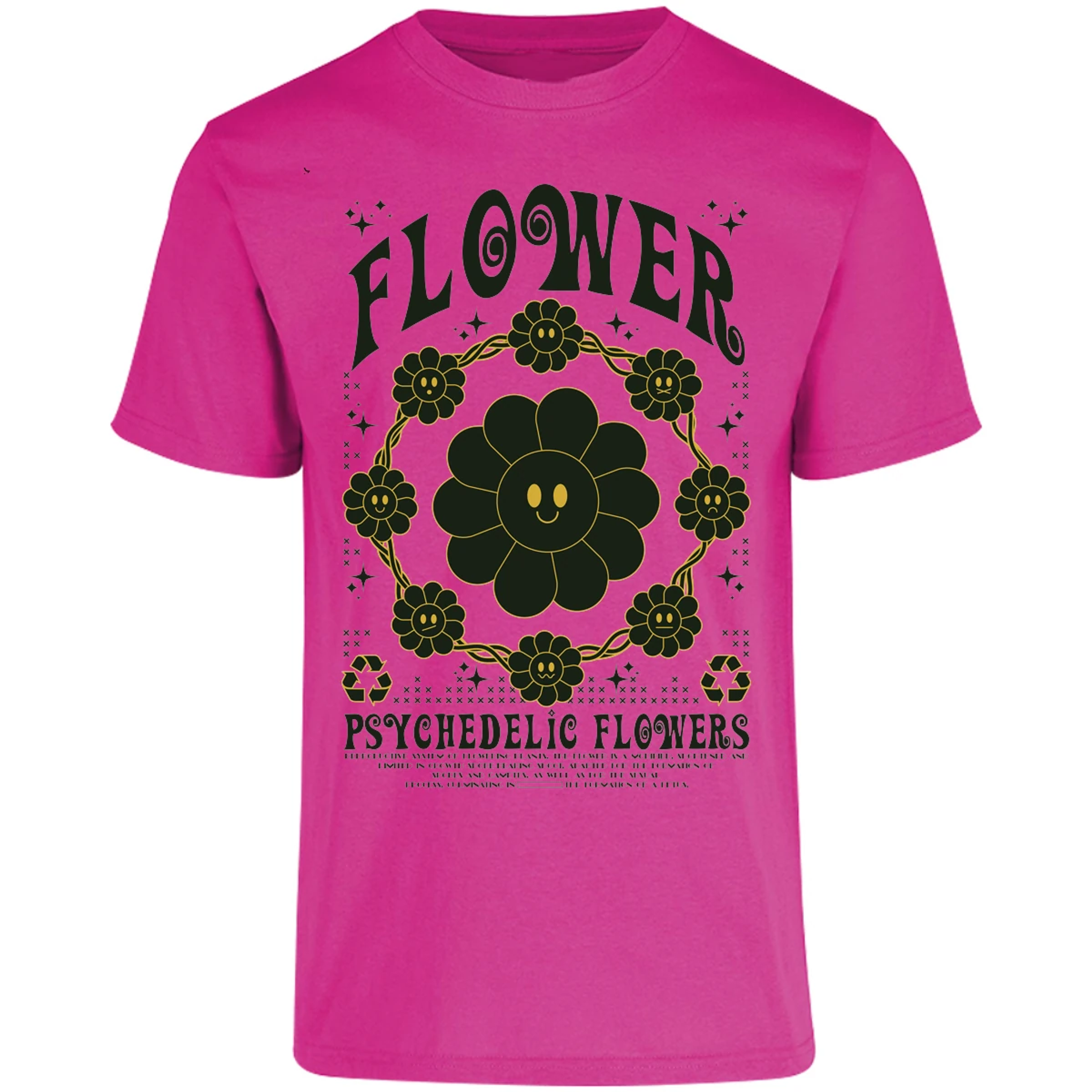 Playera Urbano Style Flowers 178 para Adulto 16