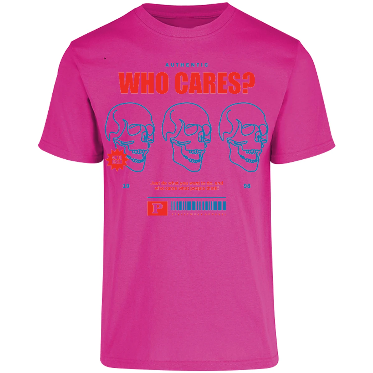 Playera Urbano Style Who Cares 329 para Adulto 21