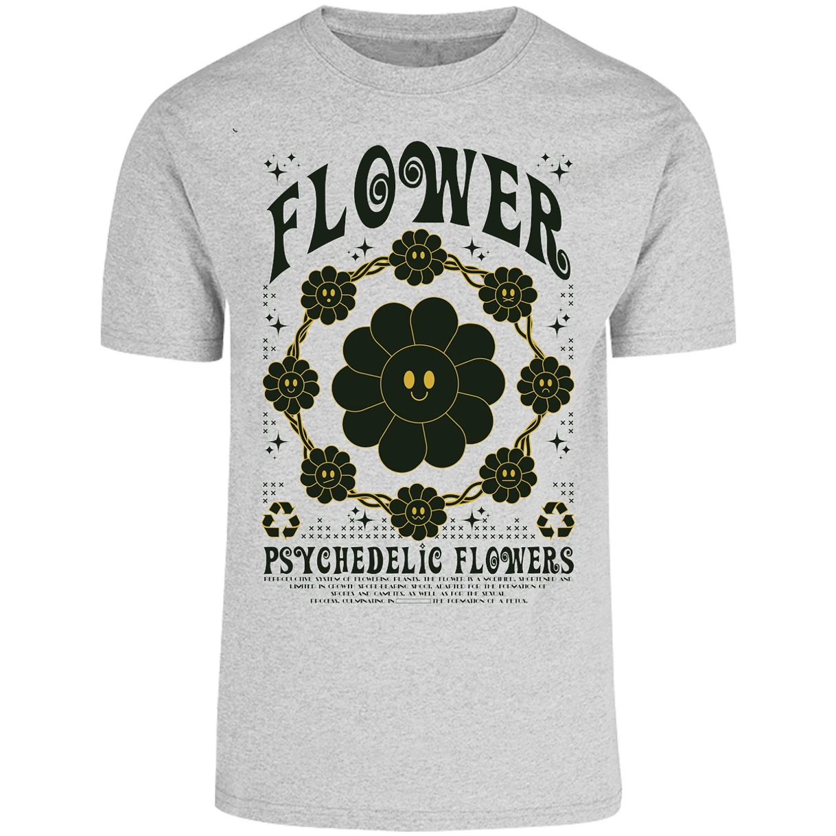 Playera Urbano Style Flowers 178 para Adulto 19