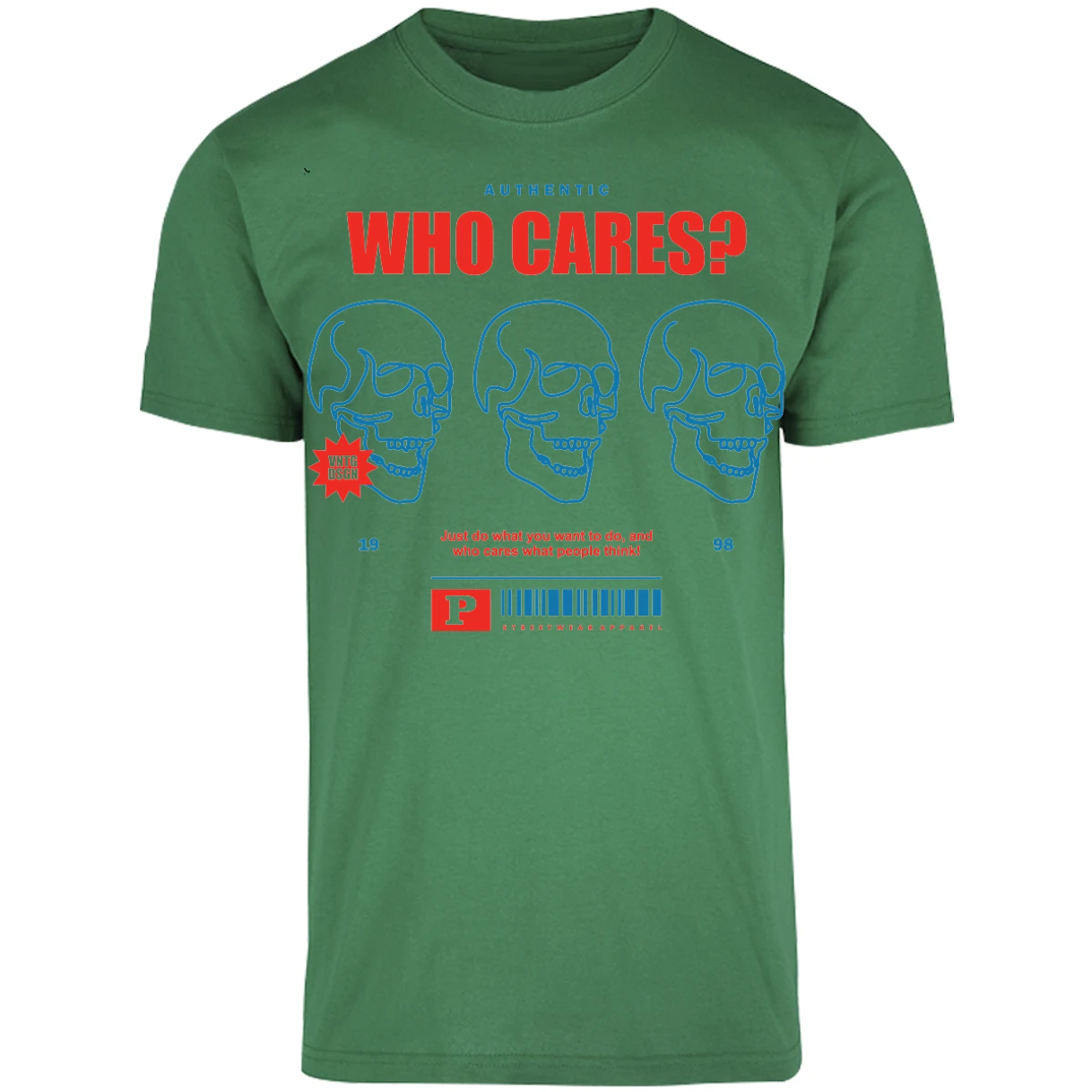 Playera Urbano Style Who Cares 329 para Adulto 8