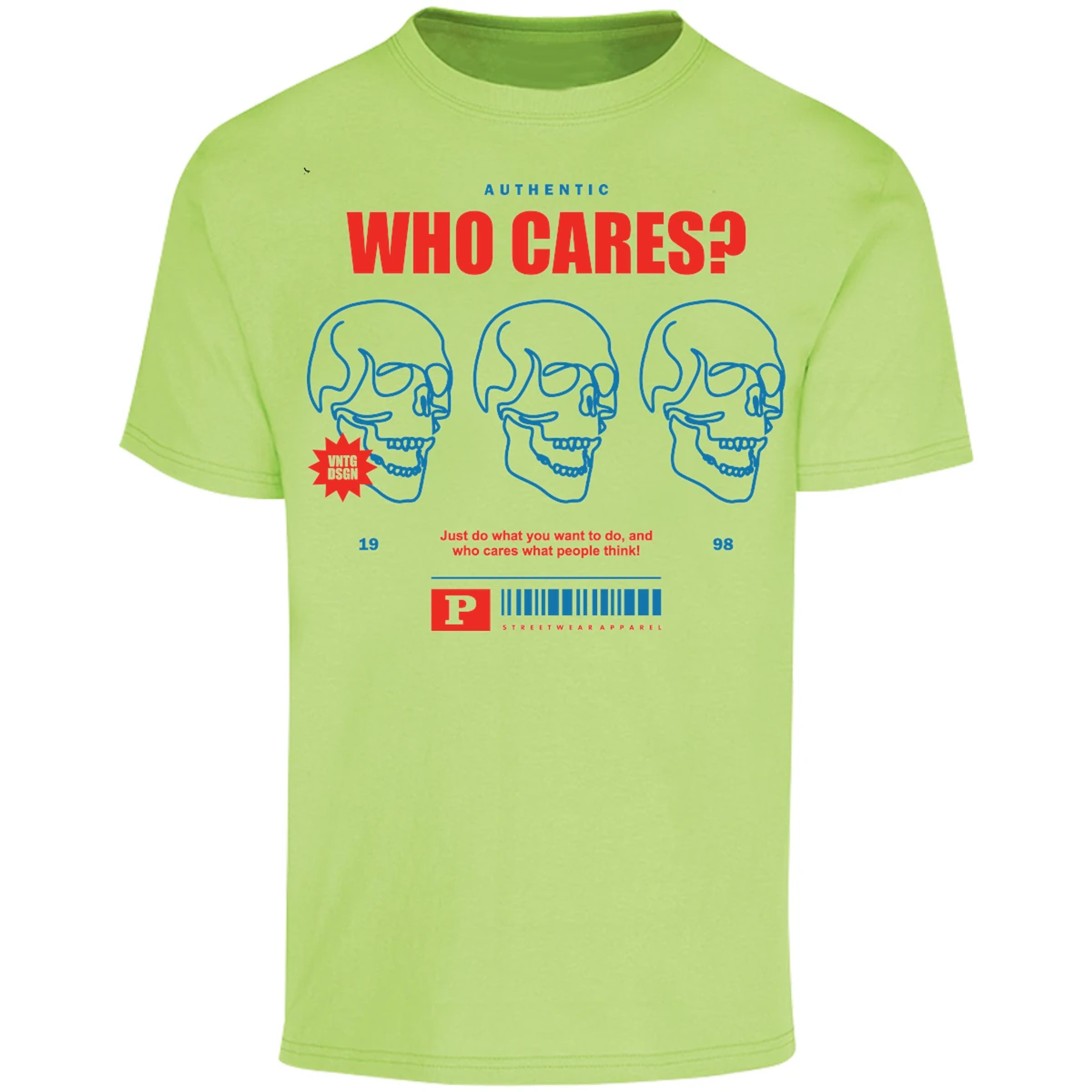Playera Urbano Style Who Cares 329 para Adulto 25