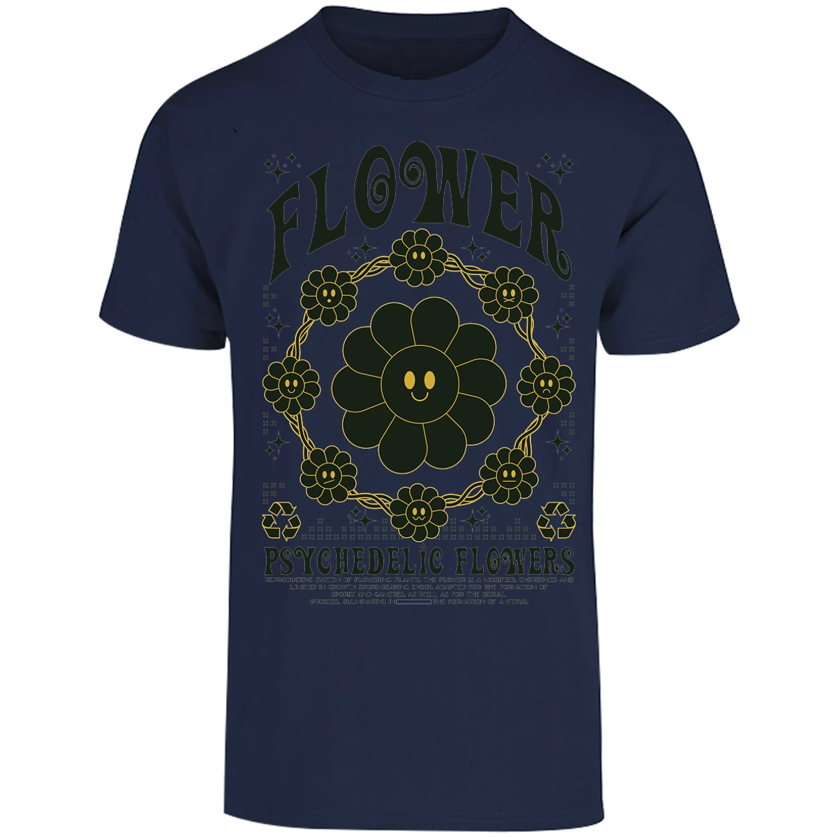 Playera Urbano Style Flowers 178 para Adulto 21