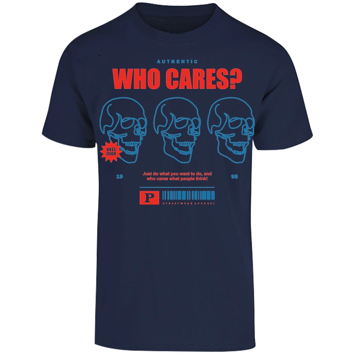 Playera Urbano Style Who Cares 329 para Adulto 1