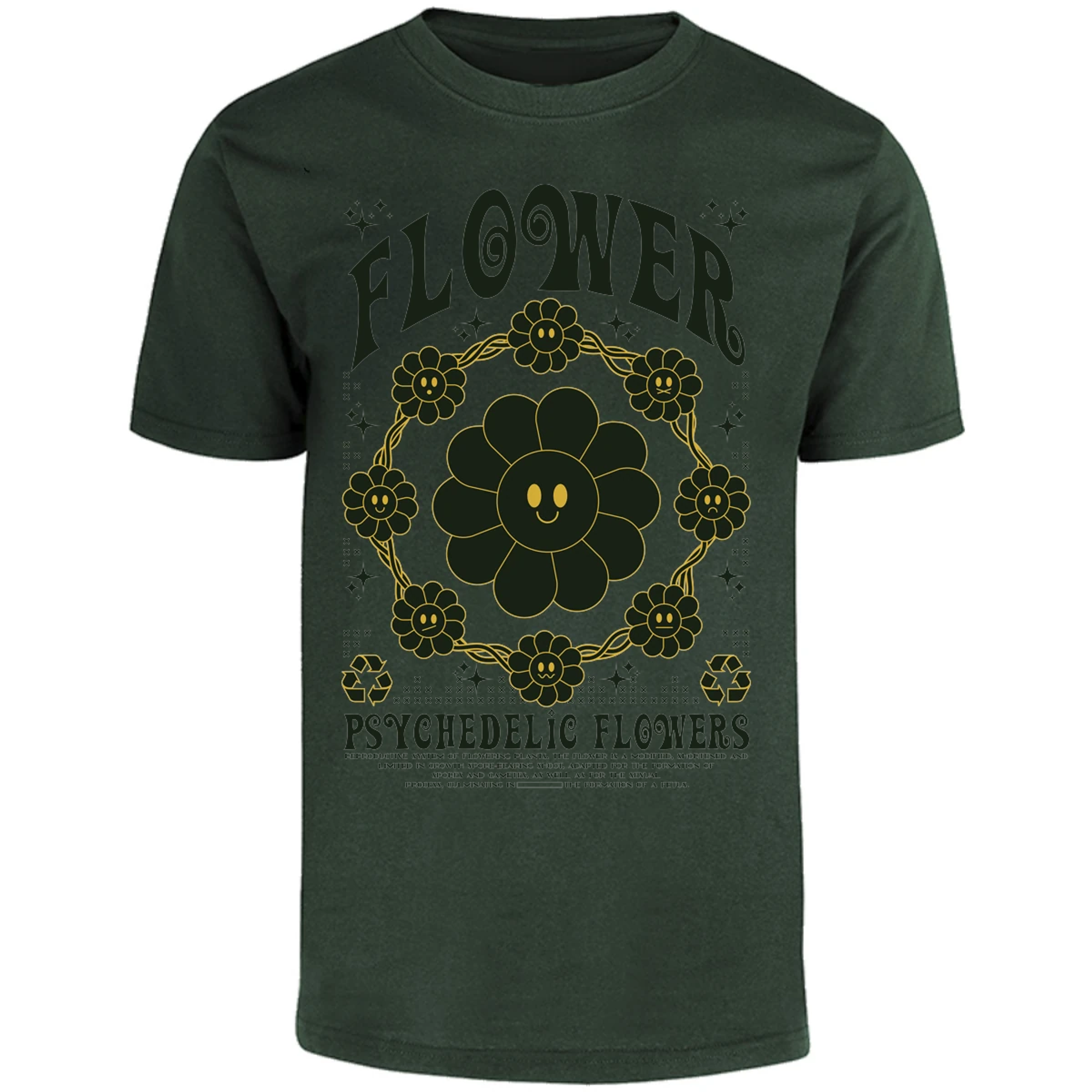 Playera Urbano Style Flowers 178 para Adulto 23