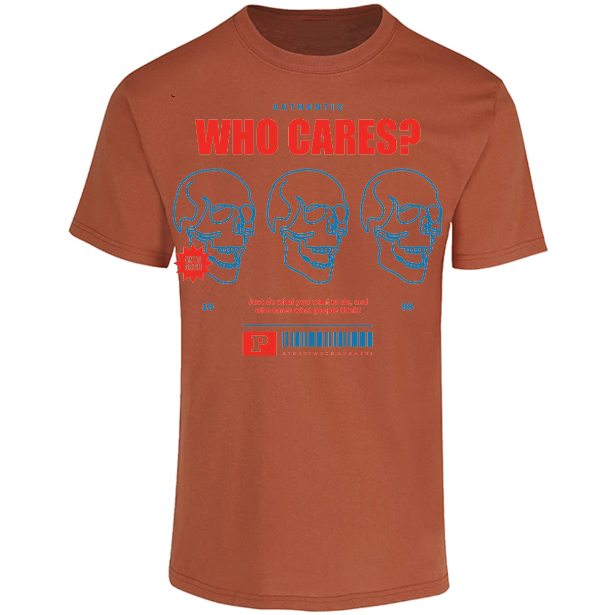 Playera Urbano Style Who Cares 329 para Adulto 7