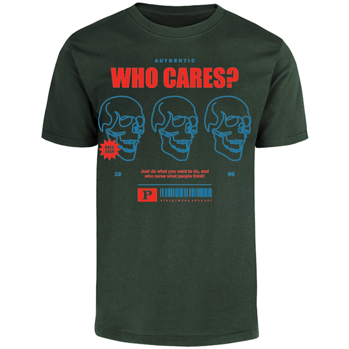 Playera Urbano Style Who Cares 329 para Adulto 18