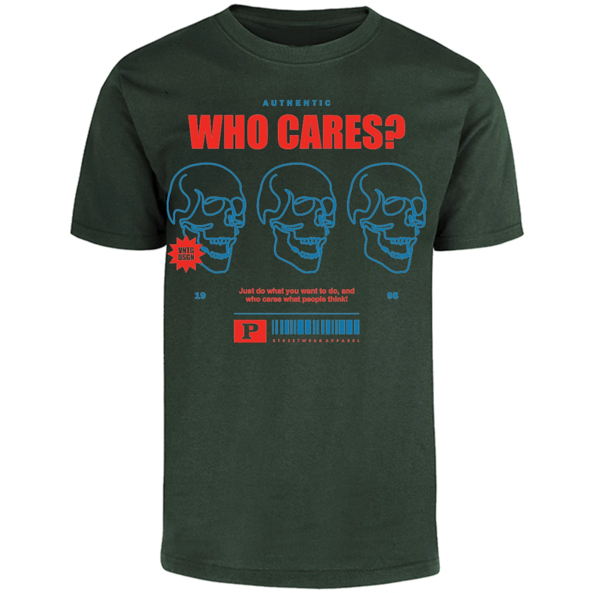 Playera Urbano Style Who Cares 329 para Adulto 18