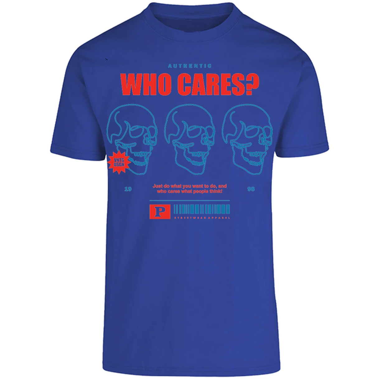 Playera Urbano Style Who Cares 329 para Adulto 19