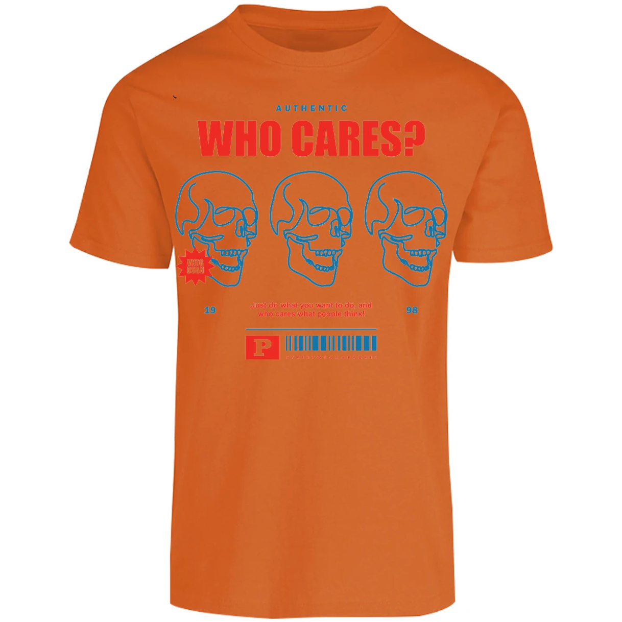 Playera Urbano Style Who Cares 329 para Adulto 29