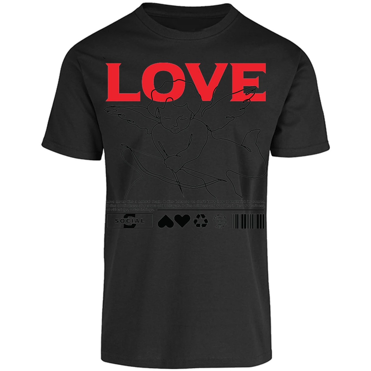 Playera Urbano Style Love 12 para Adulto 6