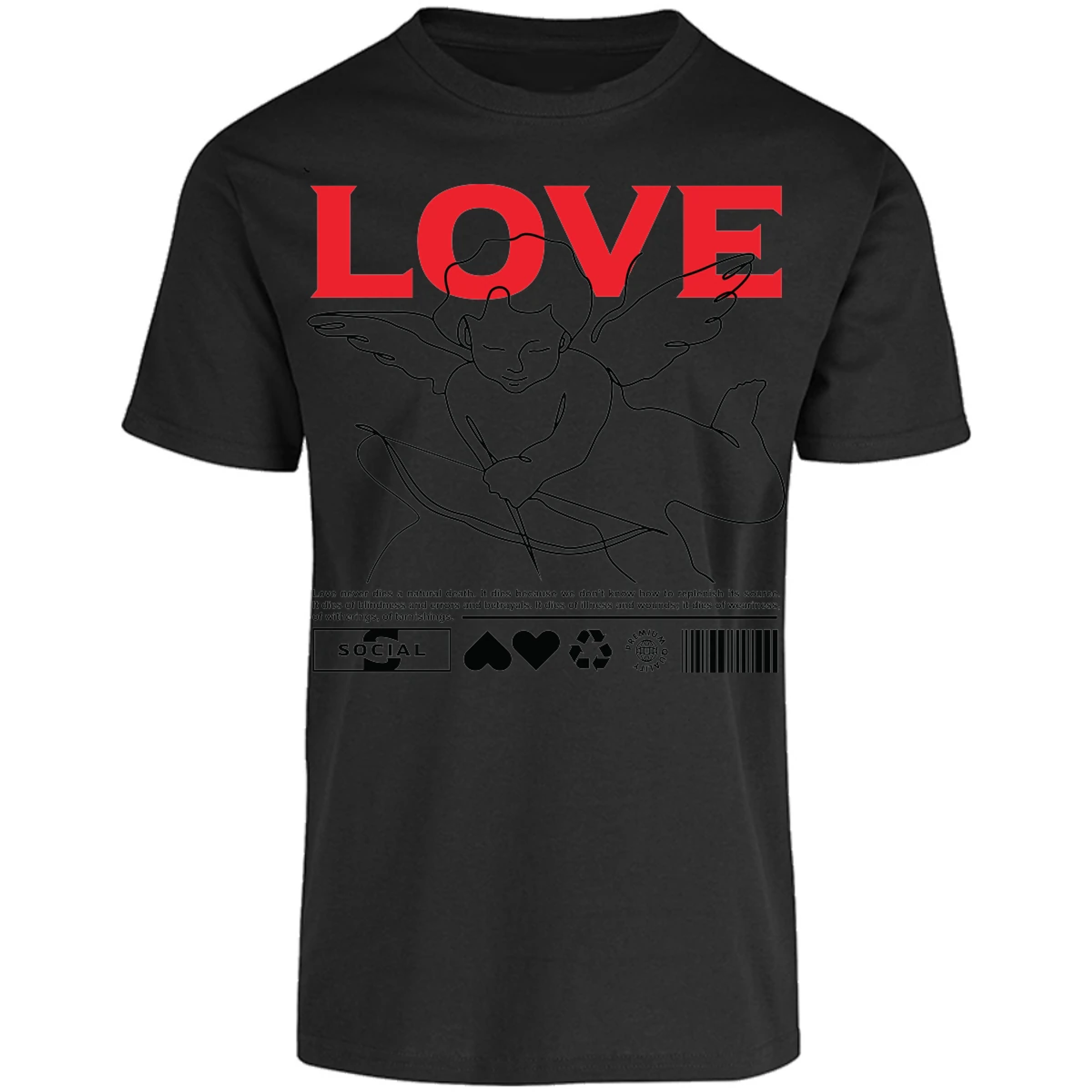 Playera Urbano Style Love 12 para Adulto 6