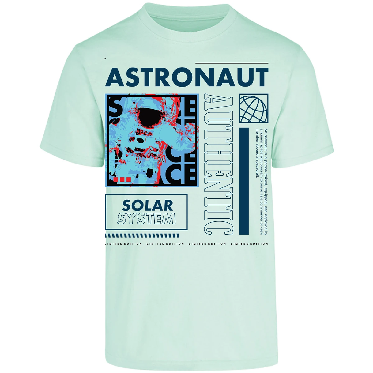 Playera Urbano Style Astronaut Spacecraft 70 para Adulto 1