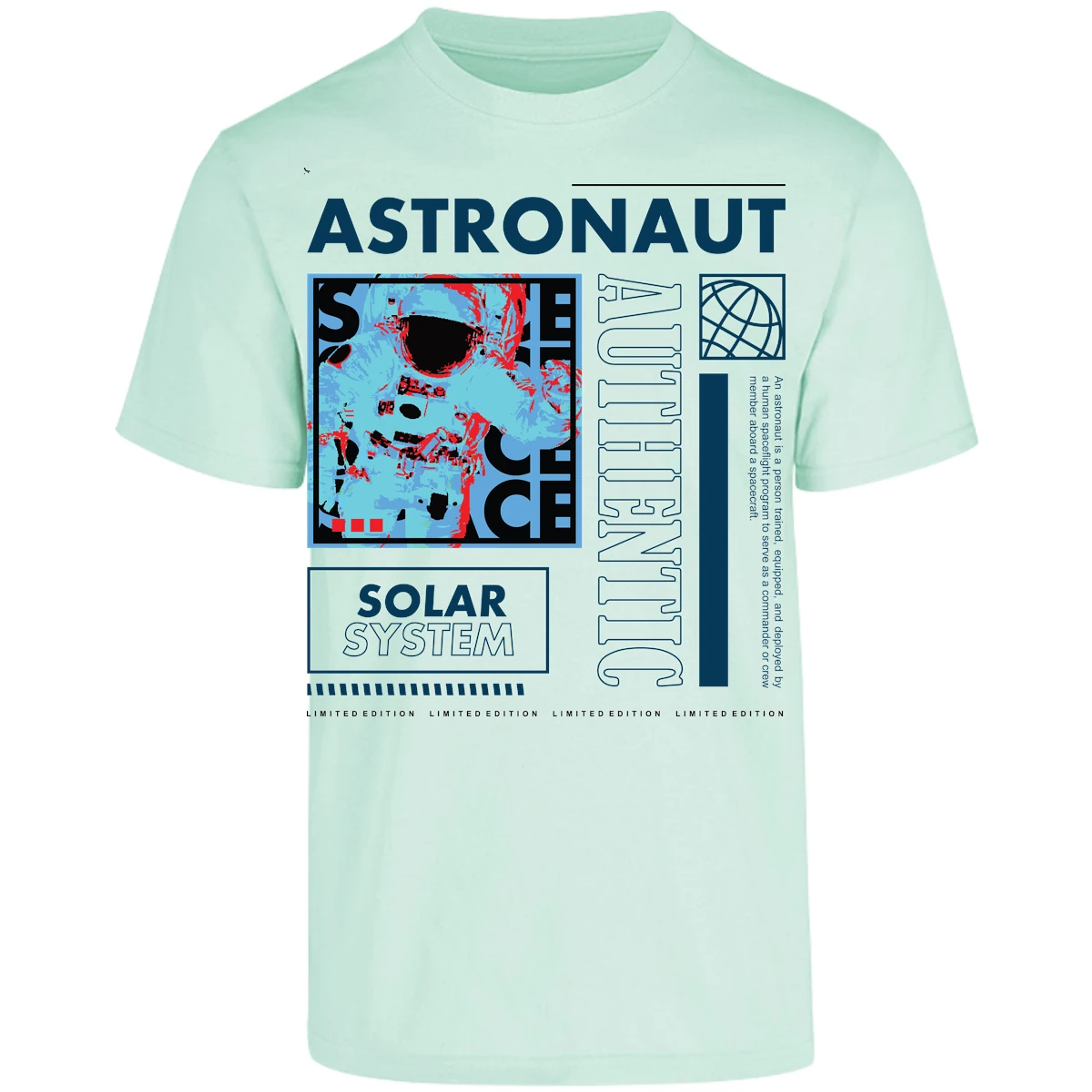 Playera Urbano Style Astronaut Spacecraft 70 para Adulto 1