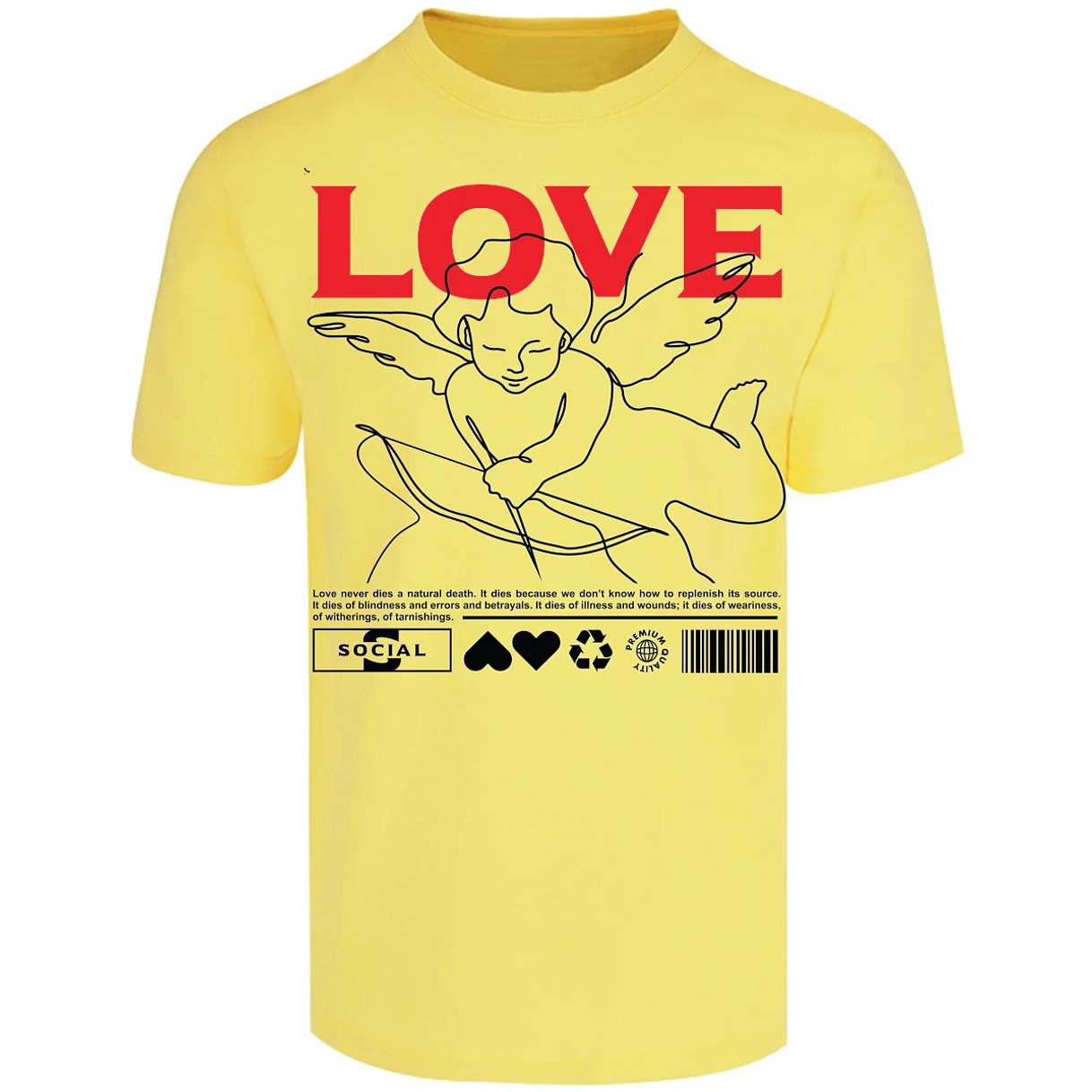 Playera Urbano Style Love 12 para Adulto 23