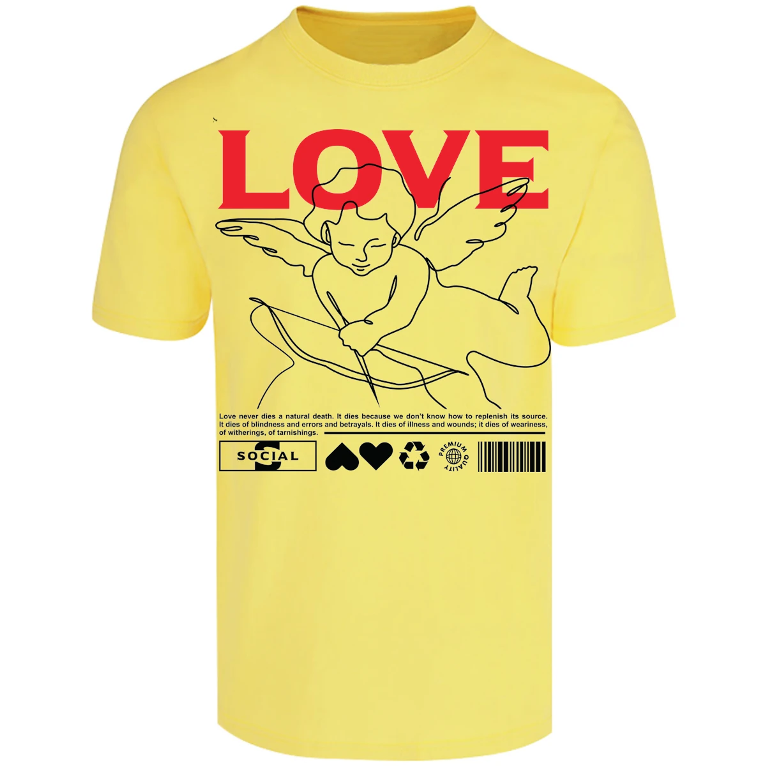 Playera Urbano Style Love 12 para Adulto 23