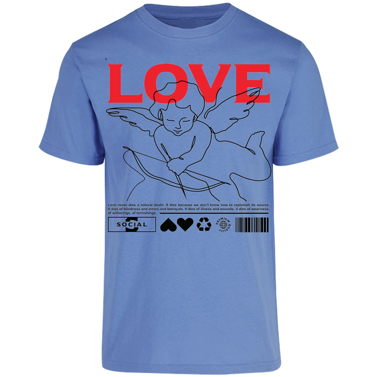 Playera Urbano Style Love 12 para Adulto 9