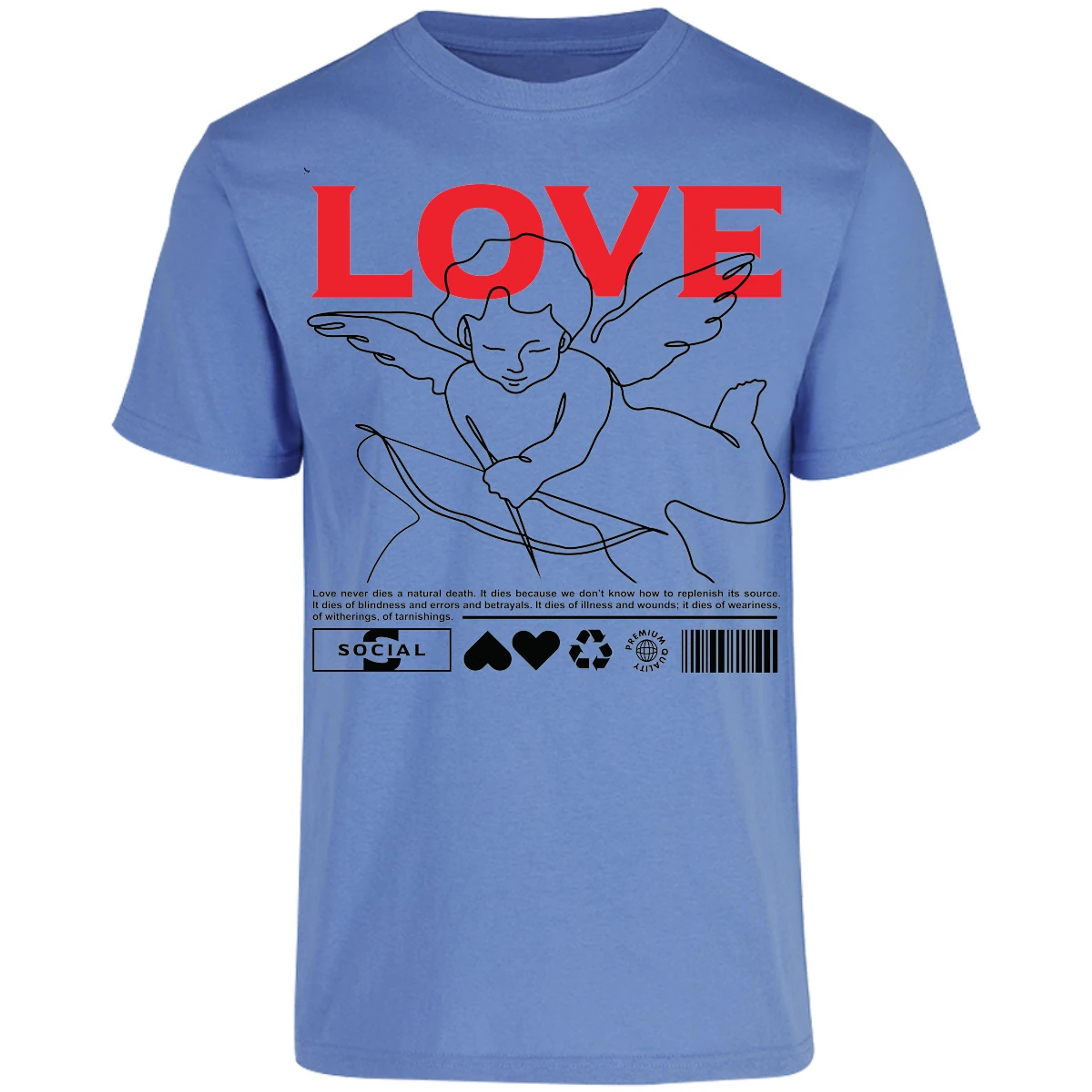 Playera Urbano Style Love 12 para Adulto 9