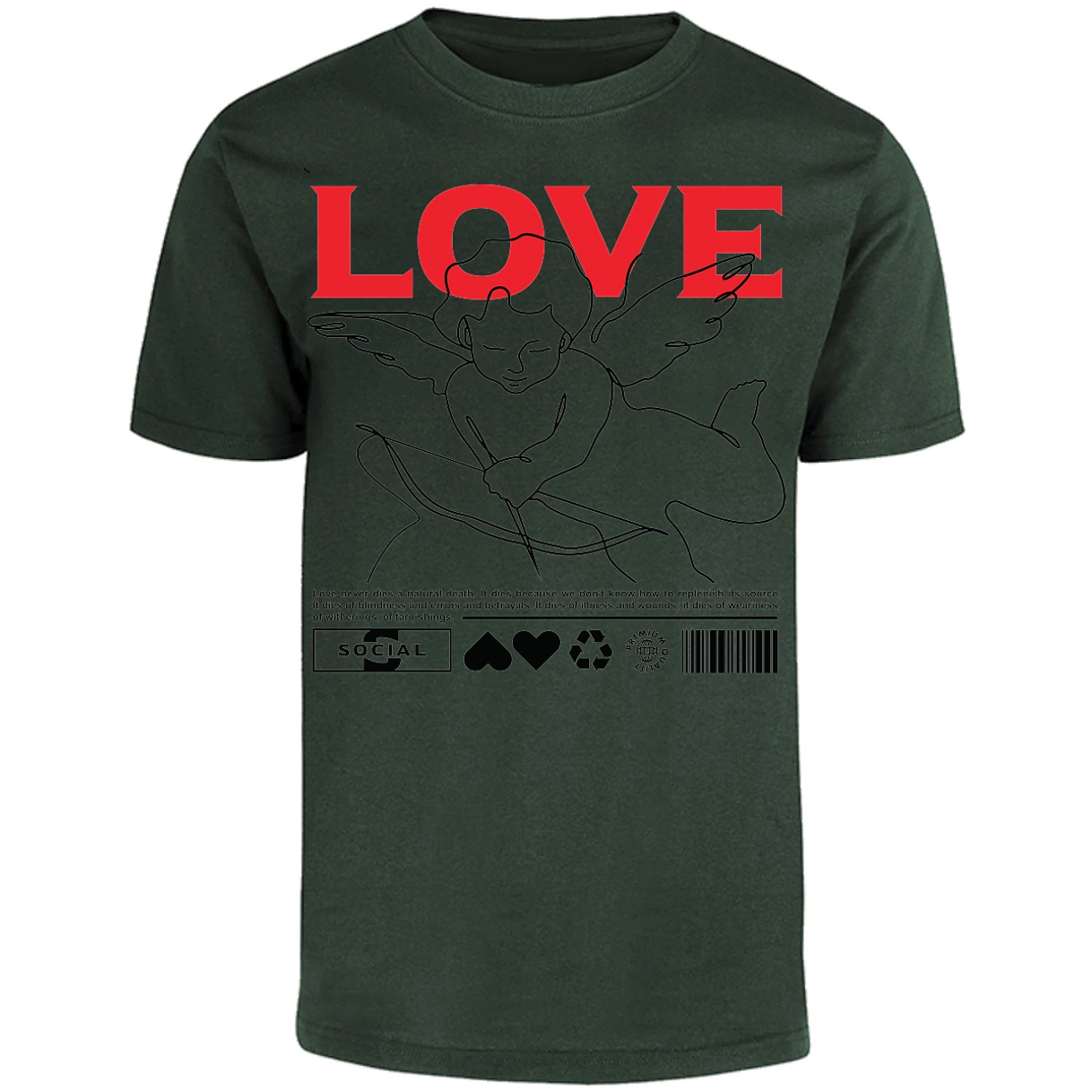 Playera Urbano Style Love 12 para Adulto 2