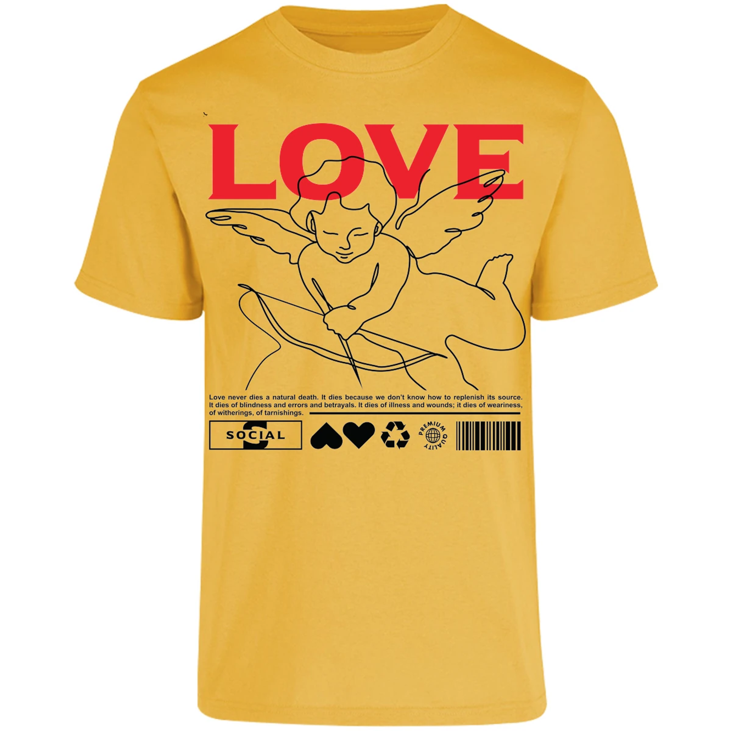 Playera Urbano Style Love 12 para Adulto 4